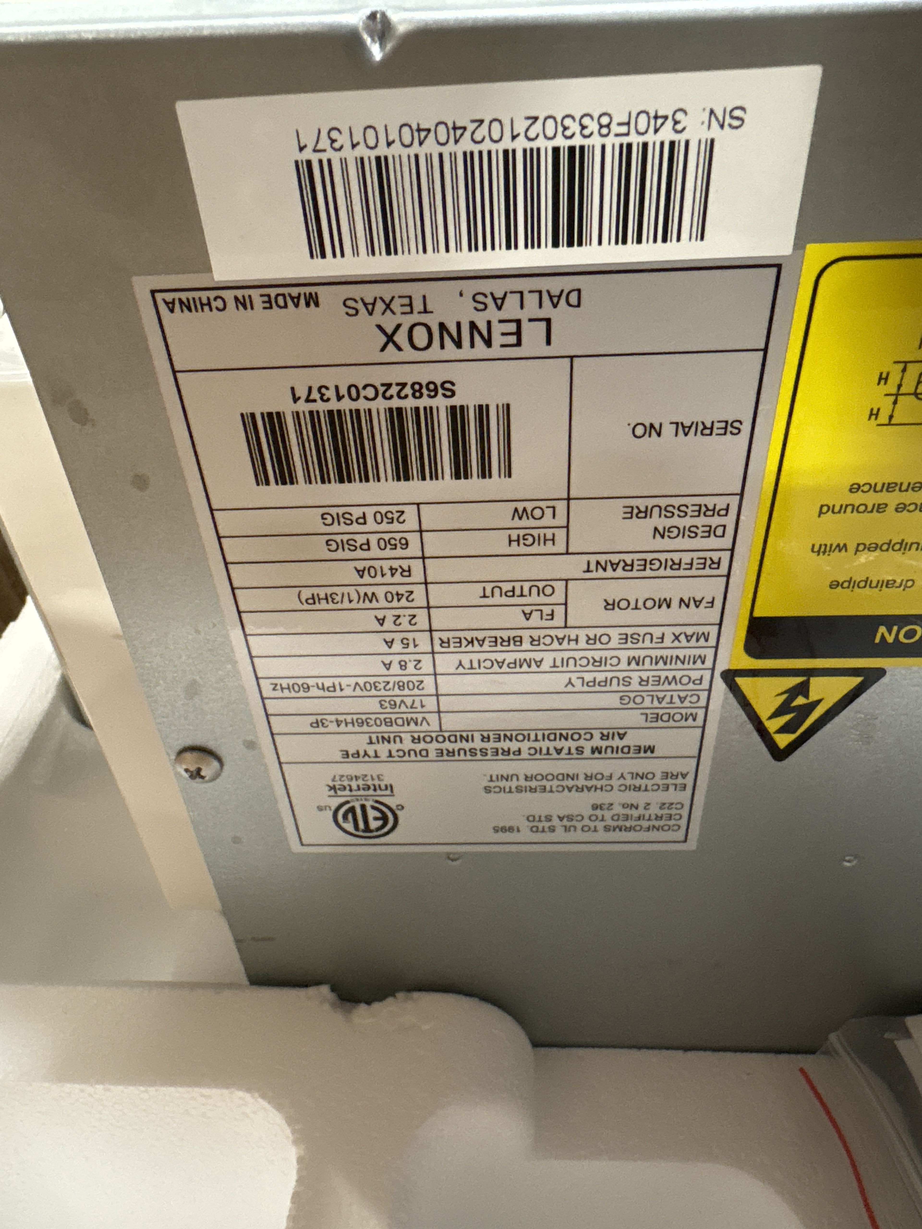 A/C Unit - Medium-Static Conce - Document 4