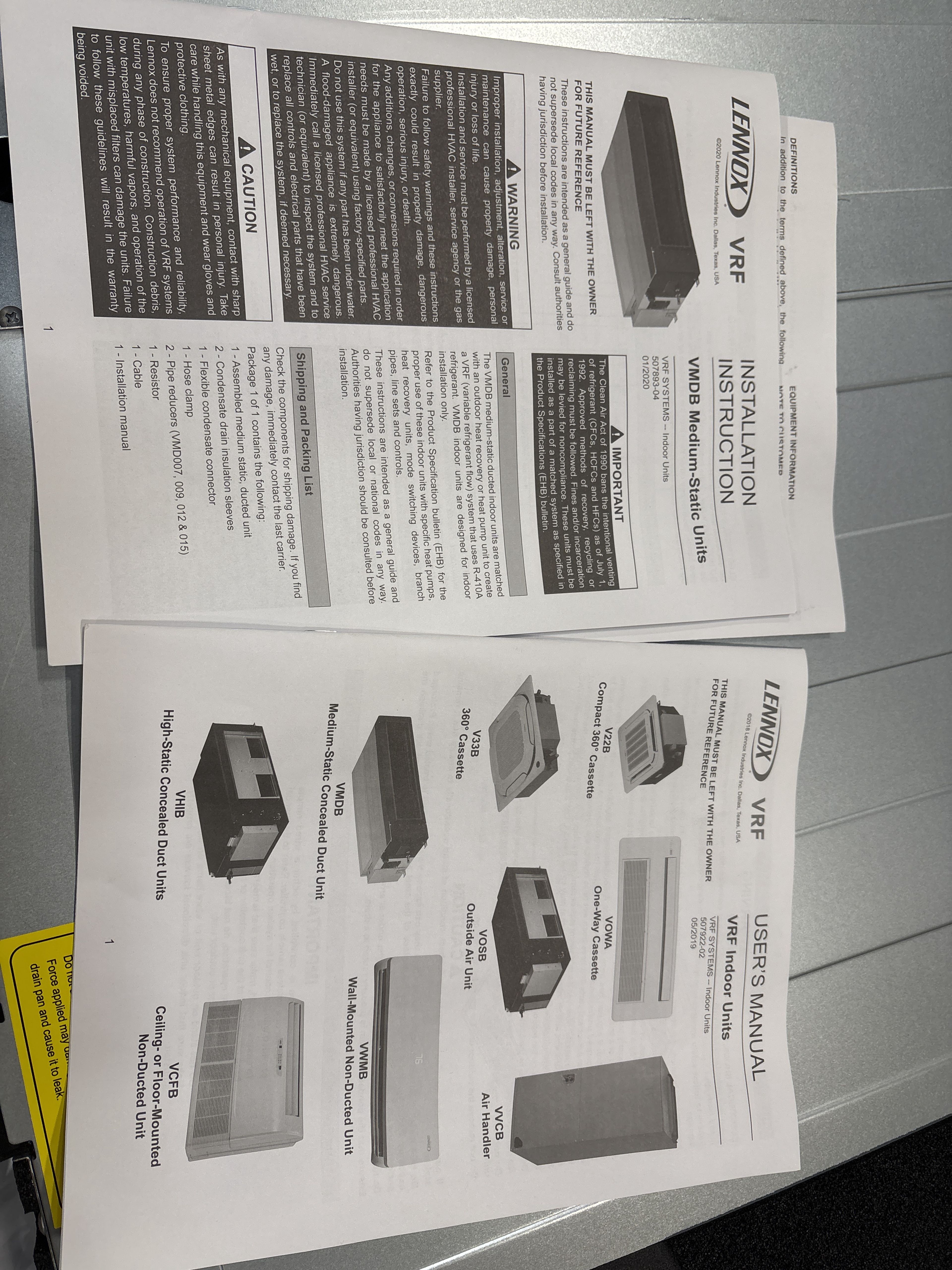 A/C Unit - Medium-Static Conce - Document 4