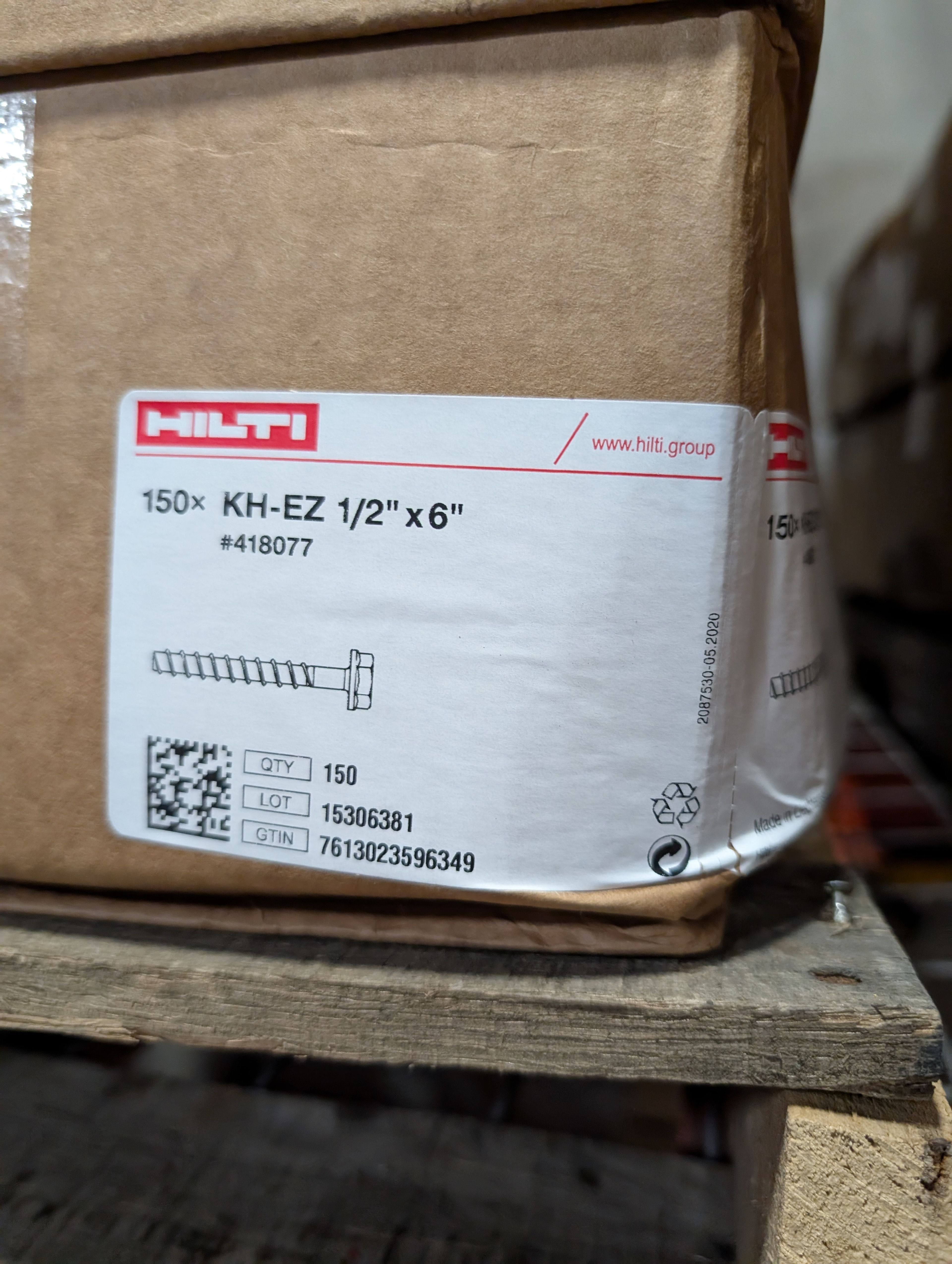 Hilti Anchors 1/2" x  6 - Document 3