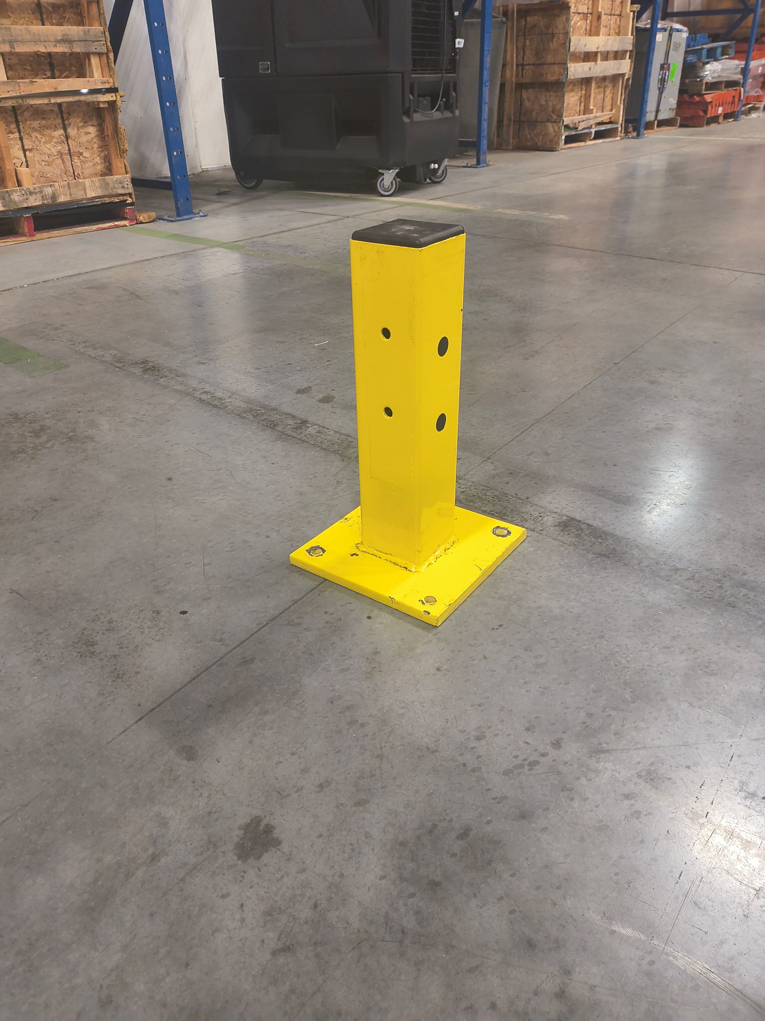 Safety Guardrail Post 18" x 4"
