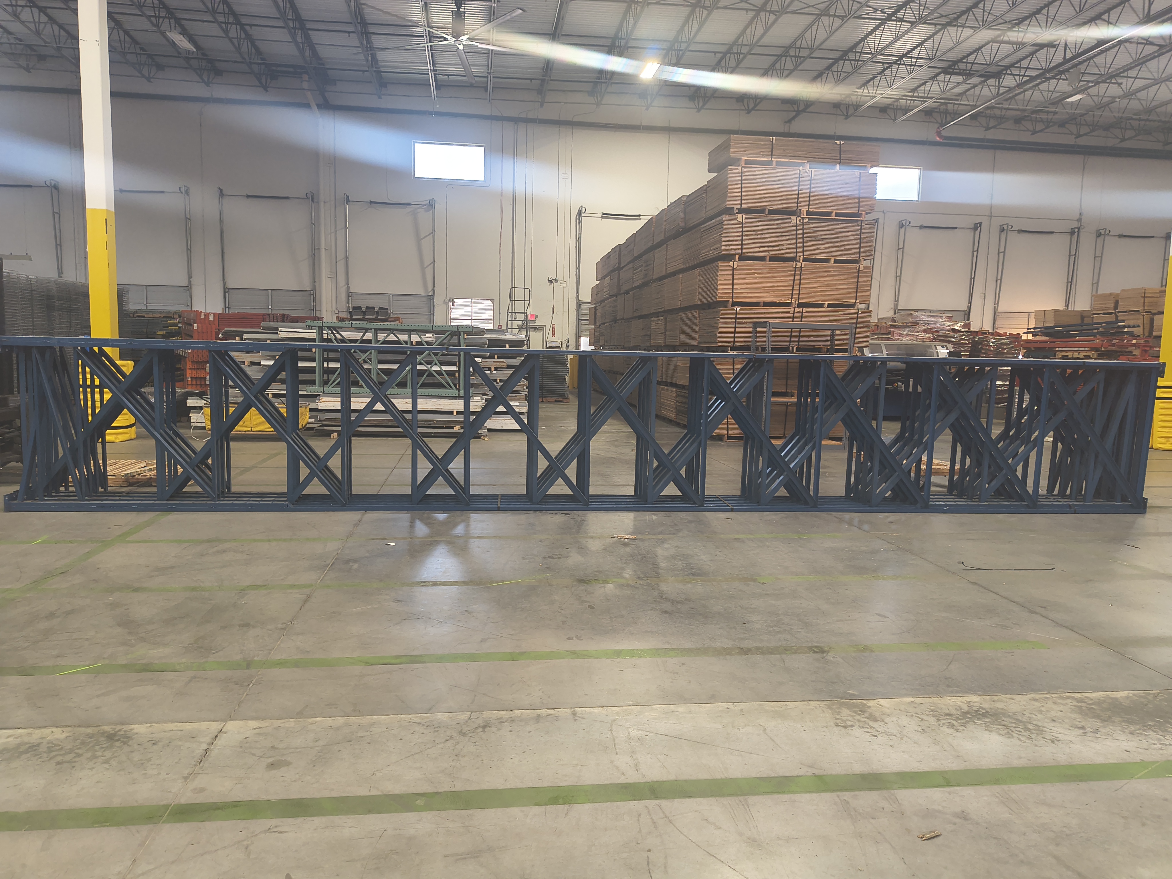 Structural frame 54" x 32' double reinforced 