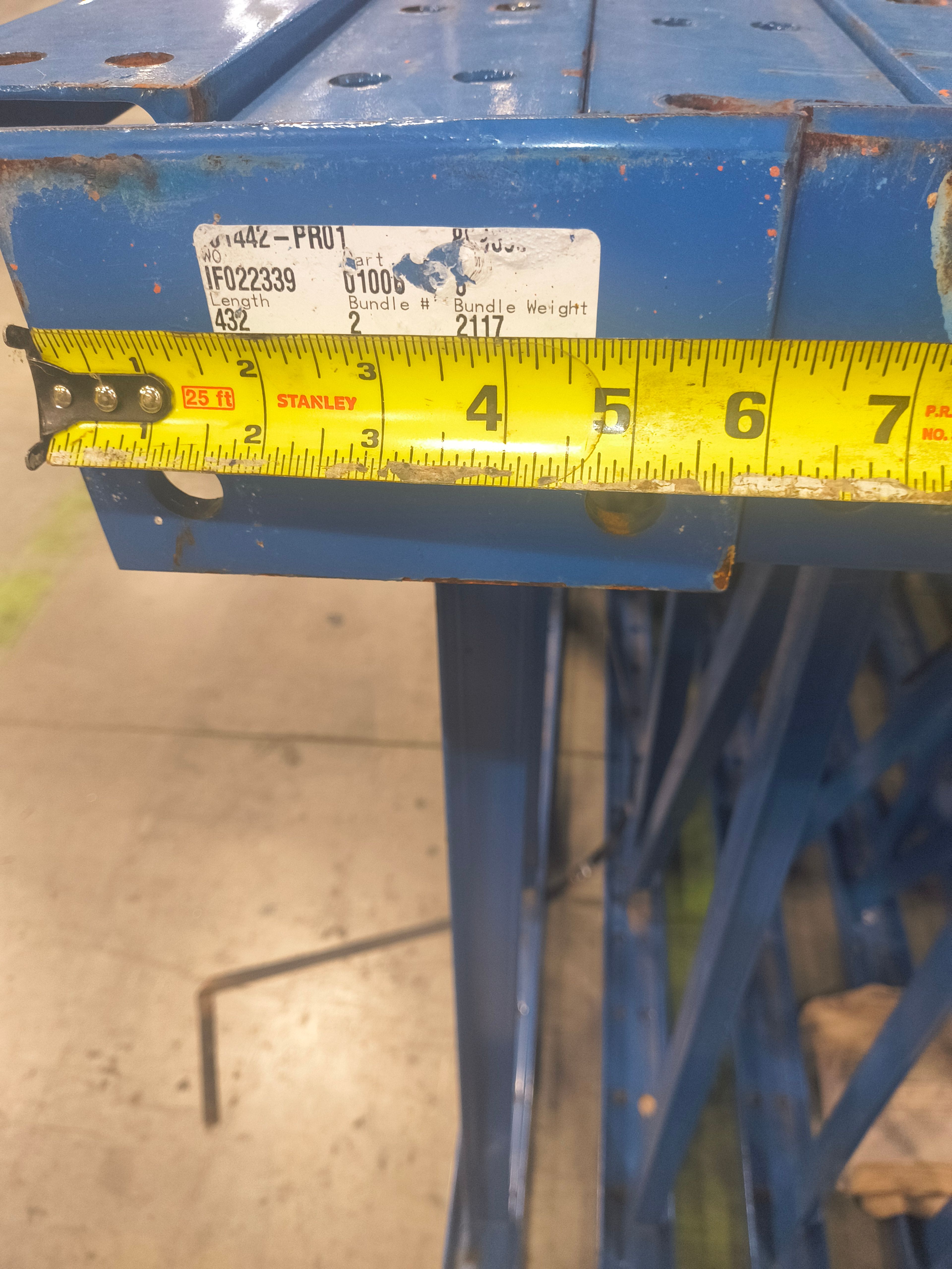 Upright Frame - 42" x 36' - Structural - Document 7