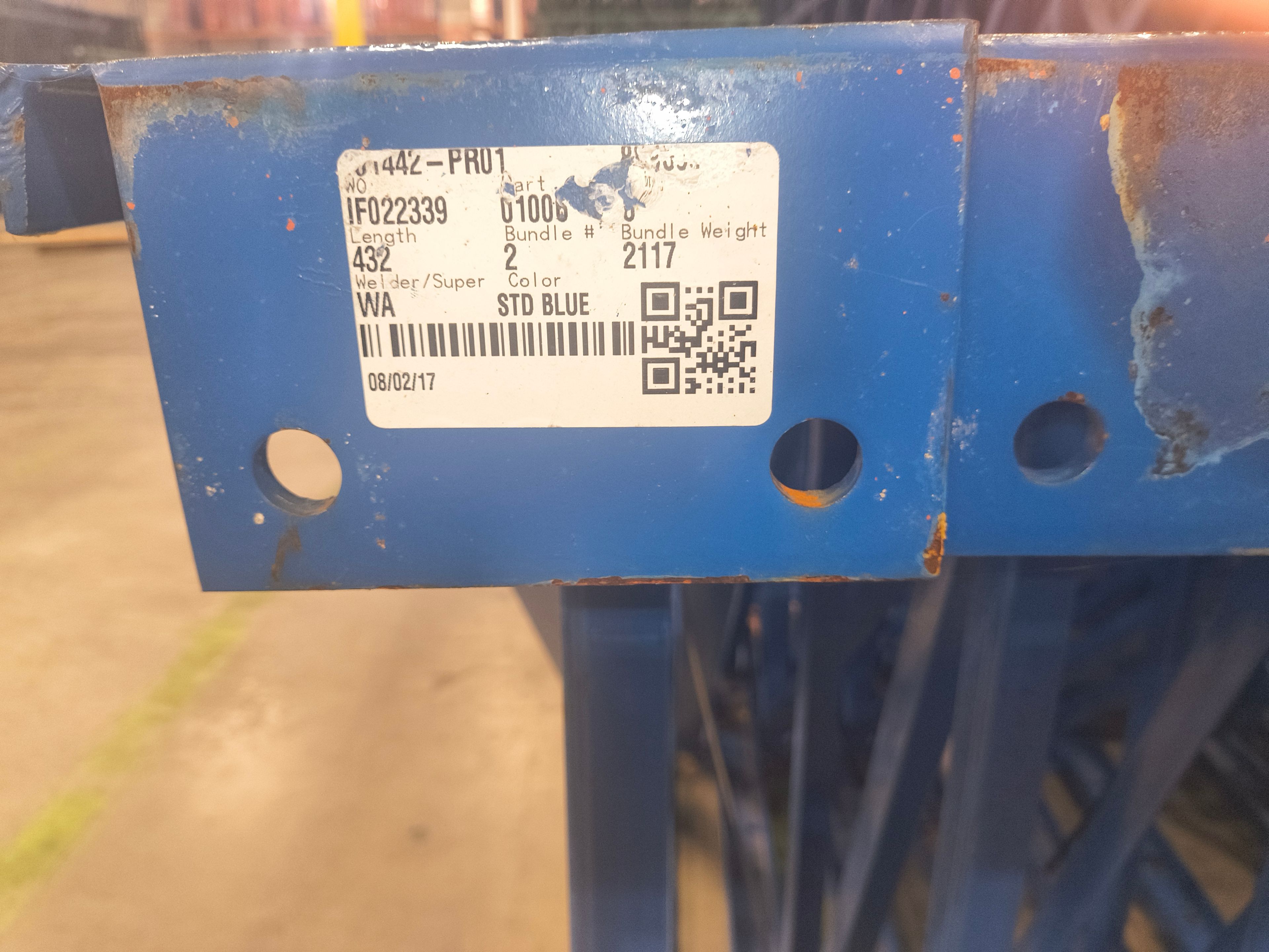 Upright Frame - 42" x 36' - Structural - Document 6