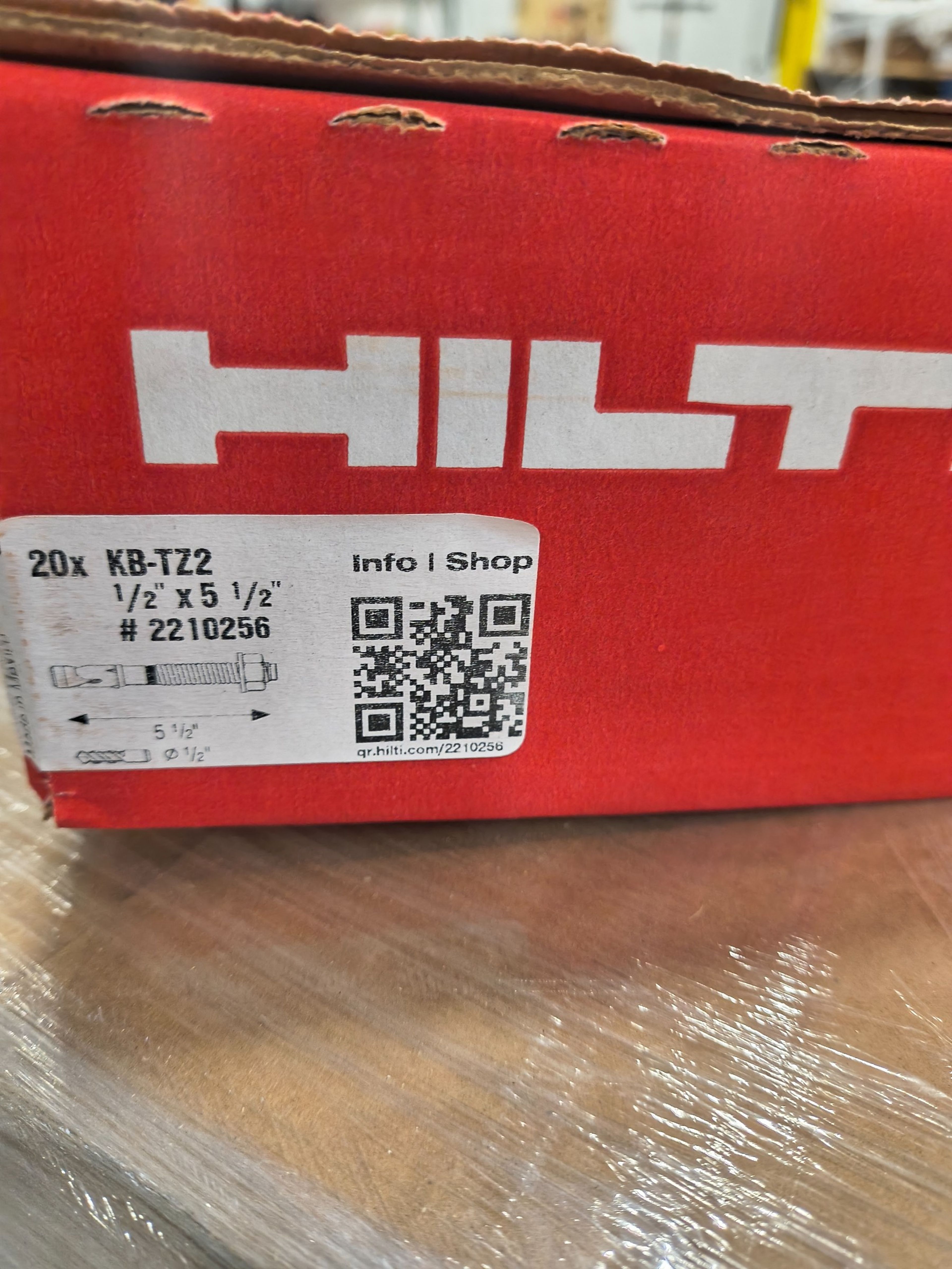 Hilti KB-TZ2 Wedge Anchor - 1/2" x 5 1/2" - Document 2