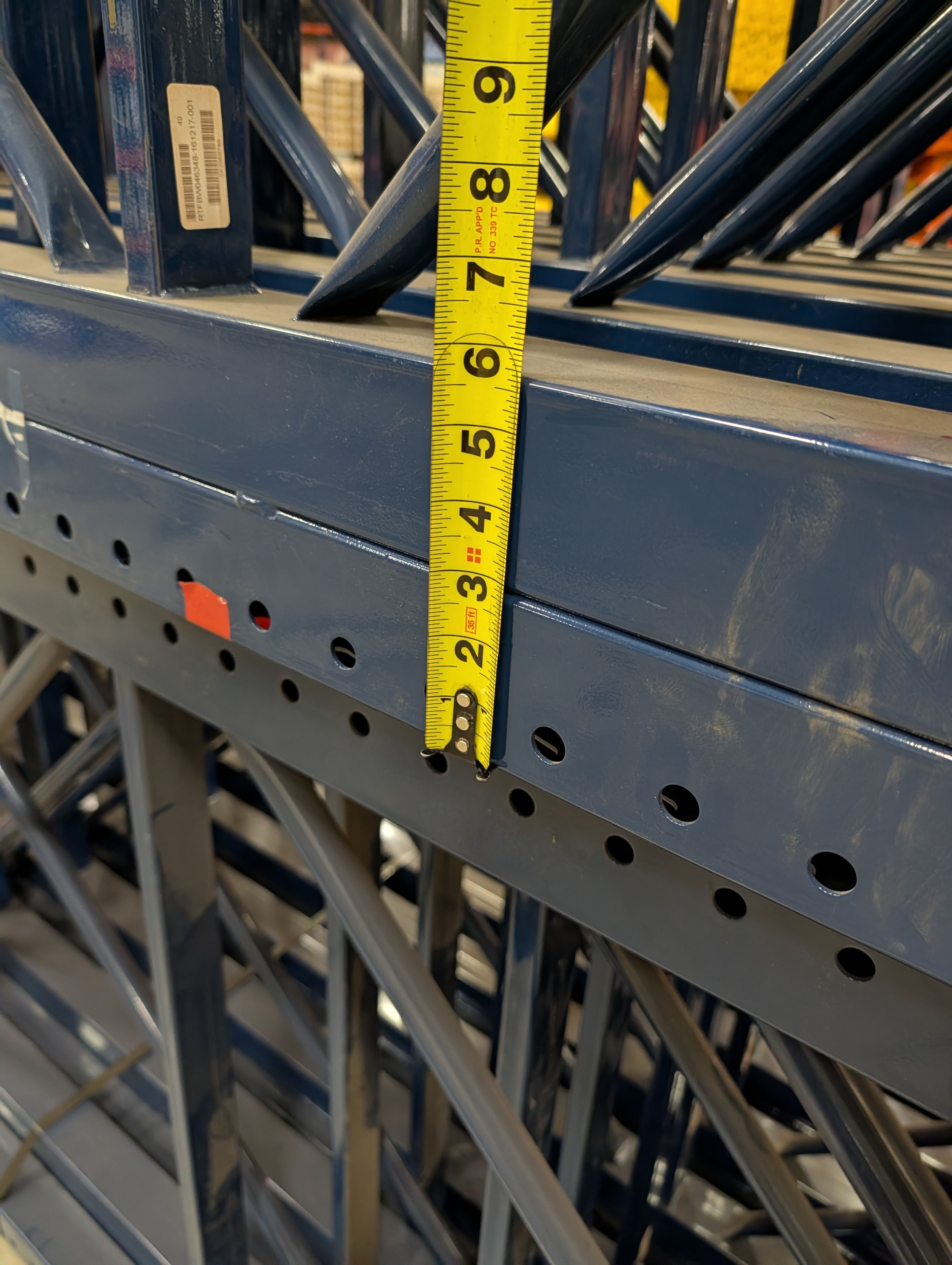Upright Frame - 46" x 29' - Teardrop - Single Reinforced - Document 3