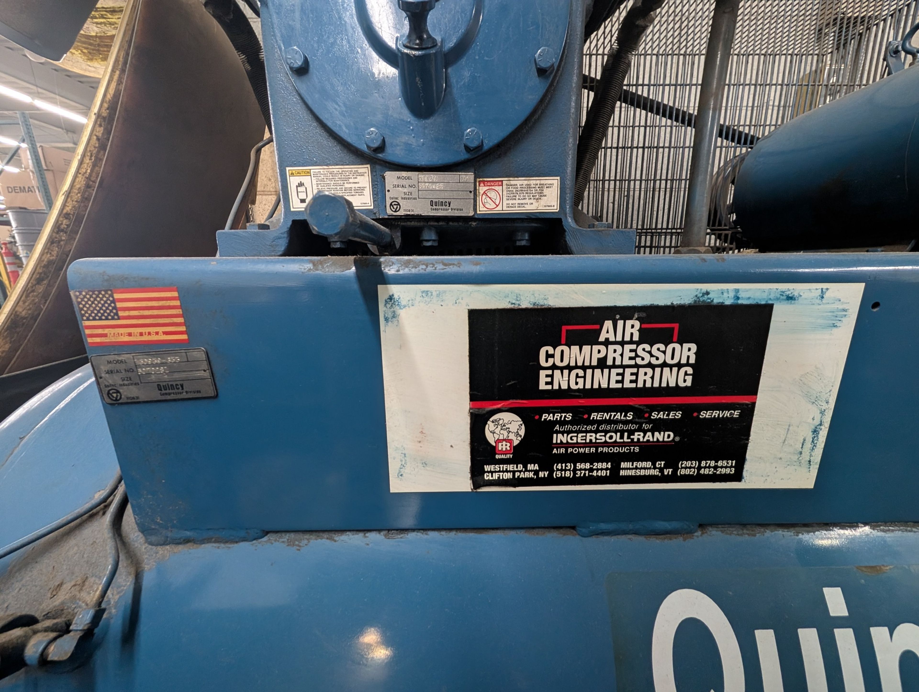 Quincy QT-10 10 HP 120 Gallon Air Compressor - Document 2