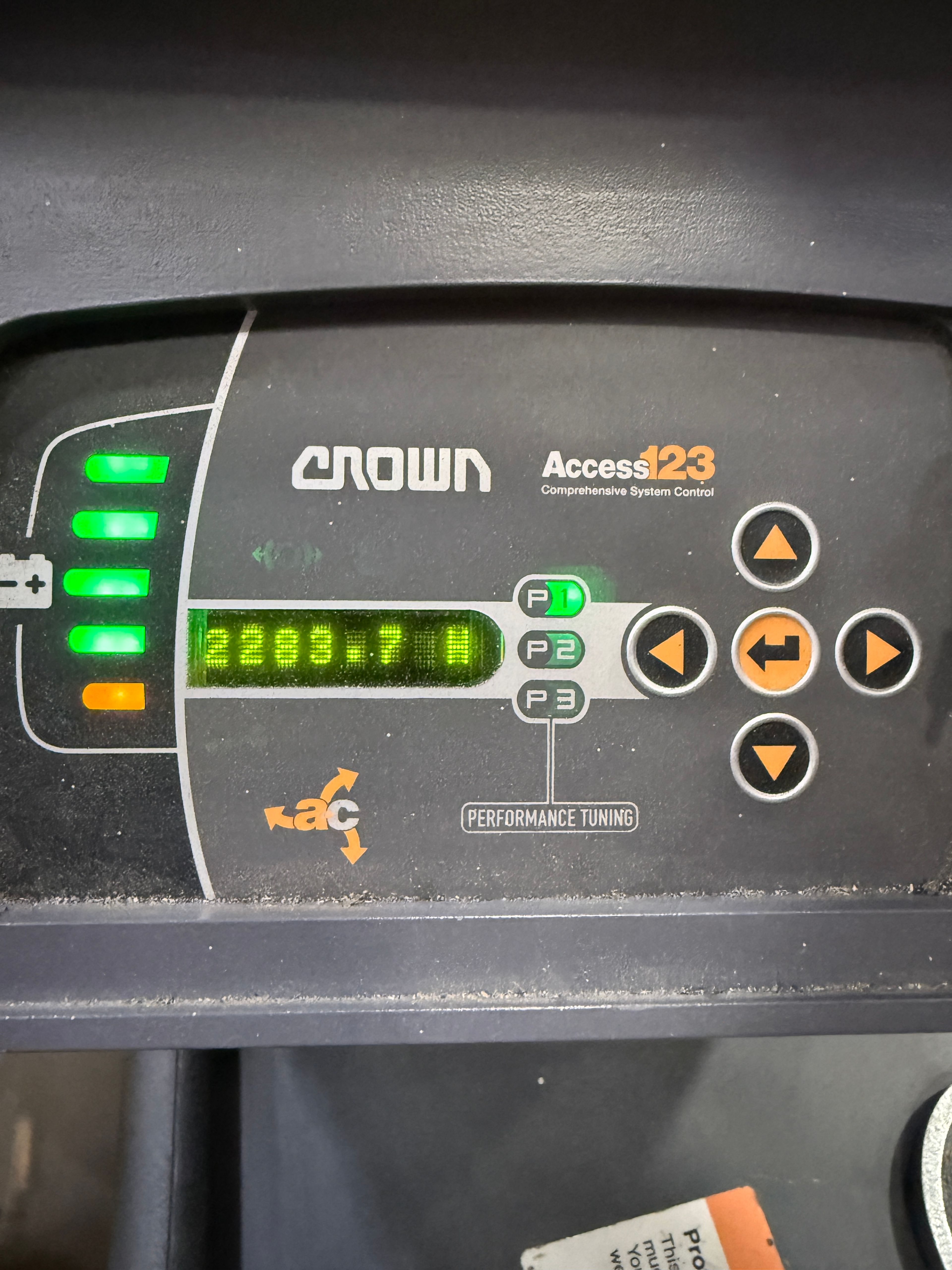 Crown Single Walkie Rider - Model PR4500-60 - Document 8