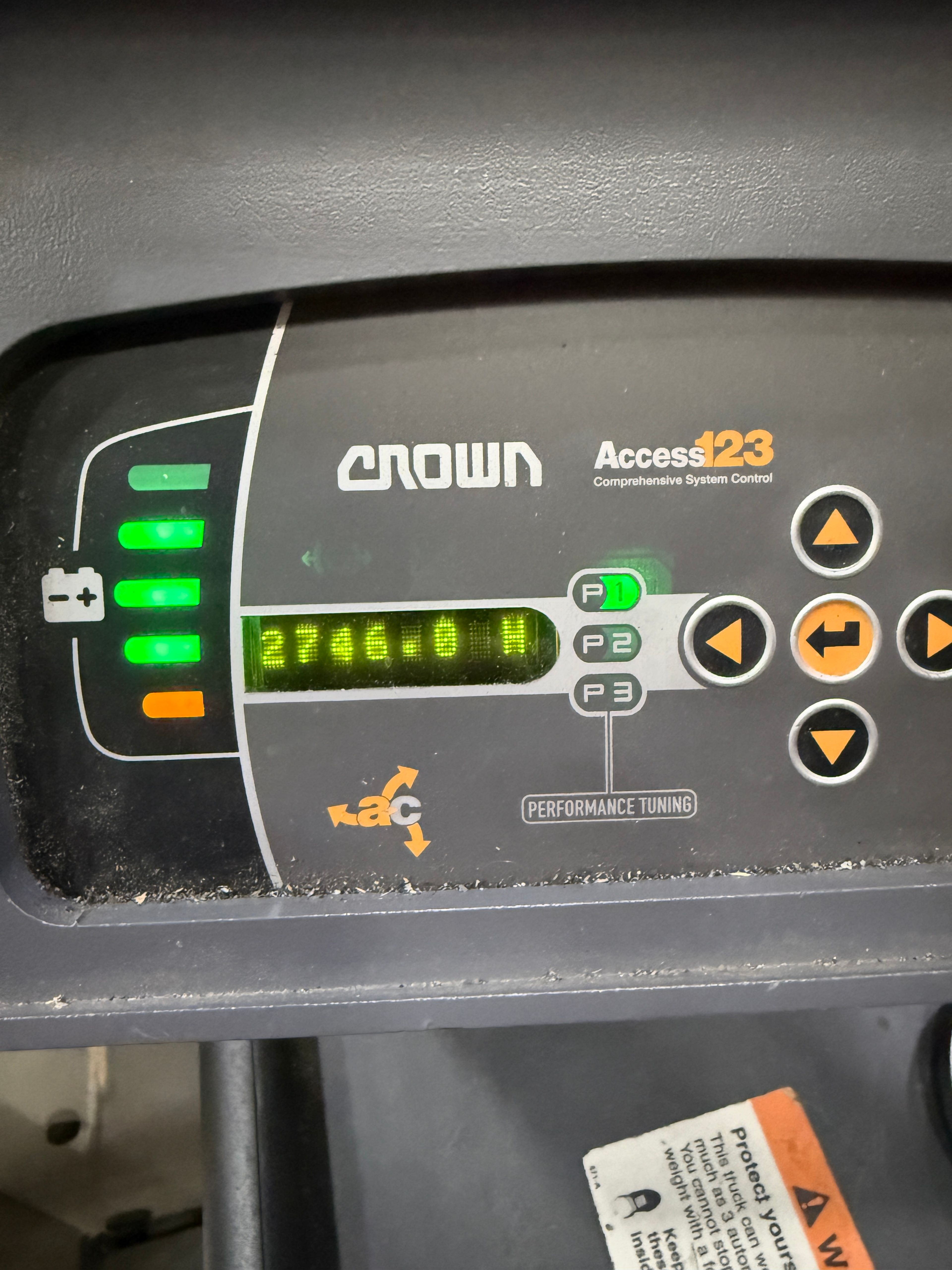 Crown Single Walkie Rider - Model PR4500-60 - Document 8
