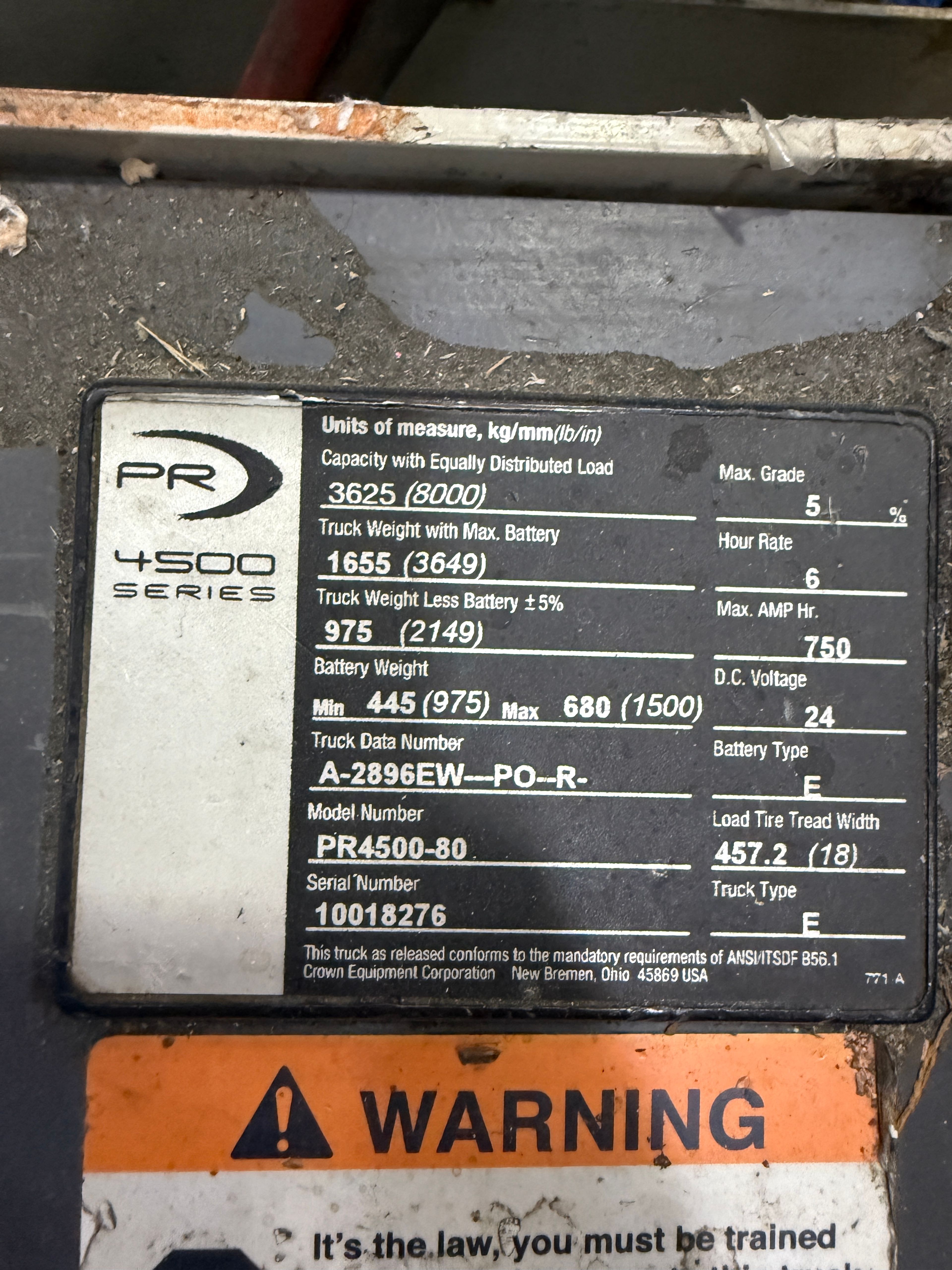 Crown Double Walkie Rider - Model PR-4500-80 - Document 7