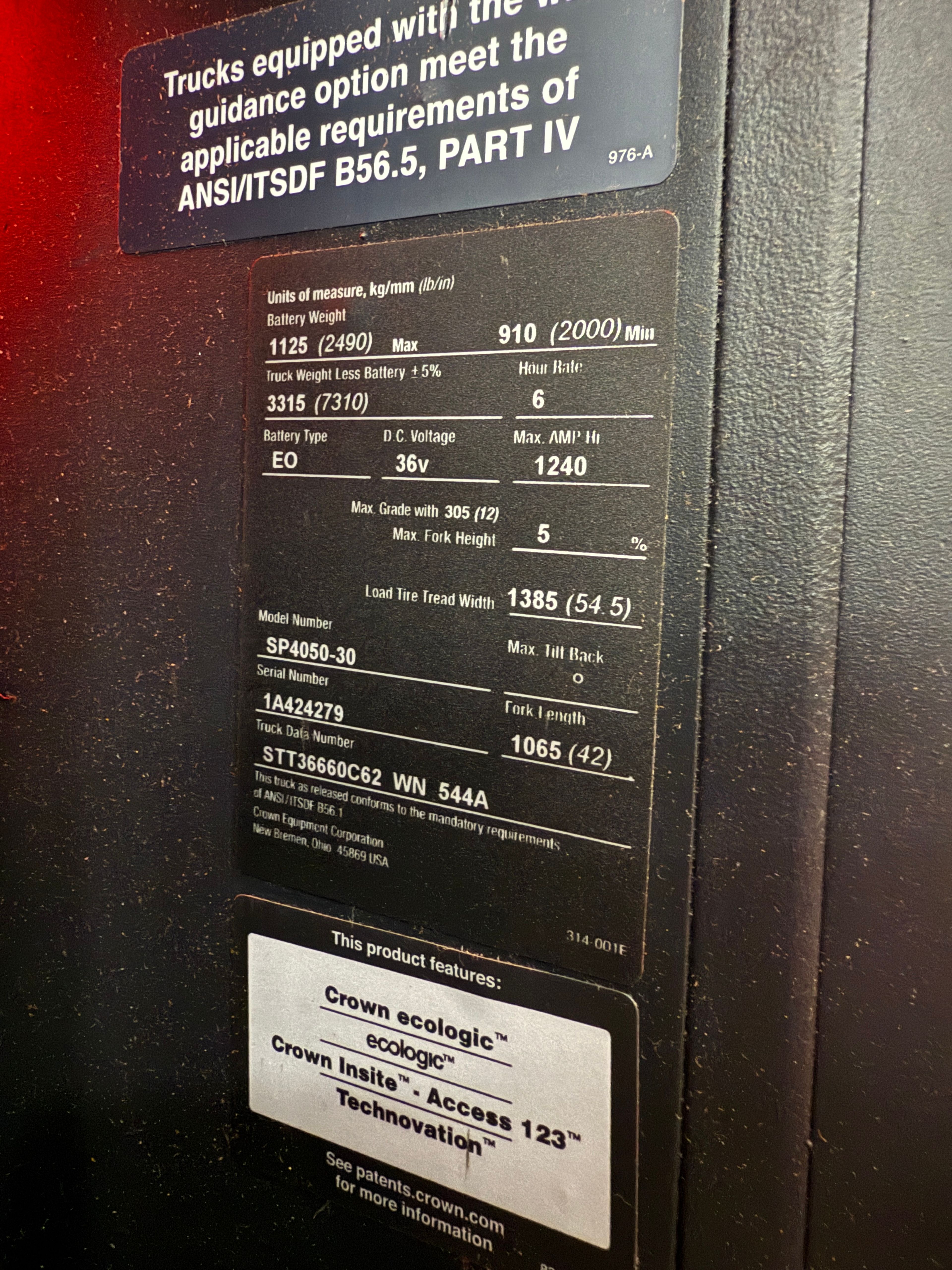Crown Order Picker - SP-4000 - Document 7