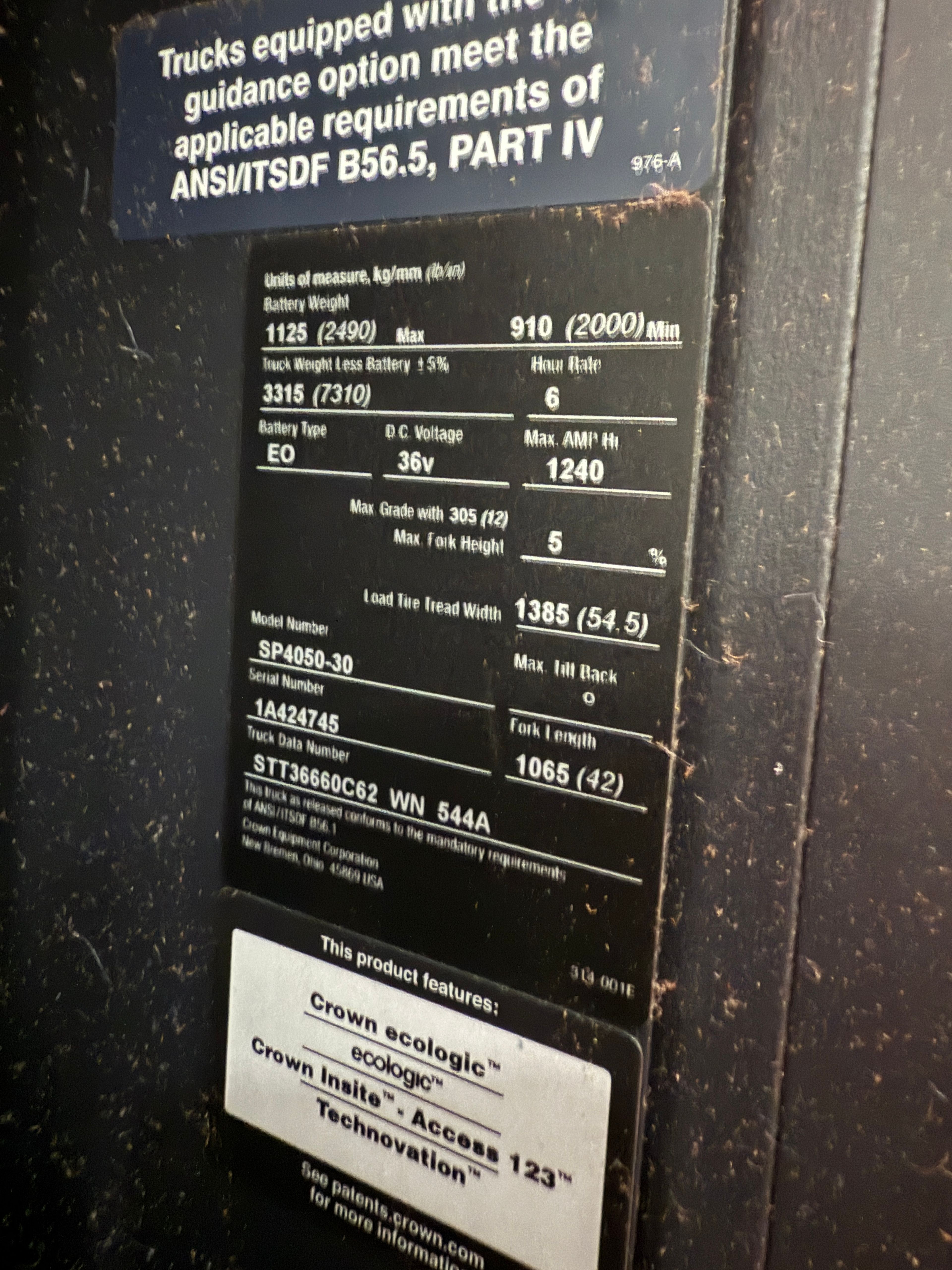 Crown Order Picker - SP-4000 - Document 7