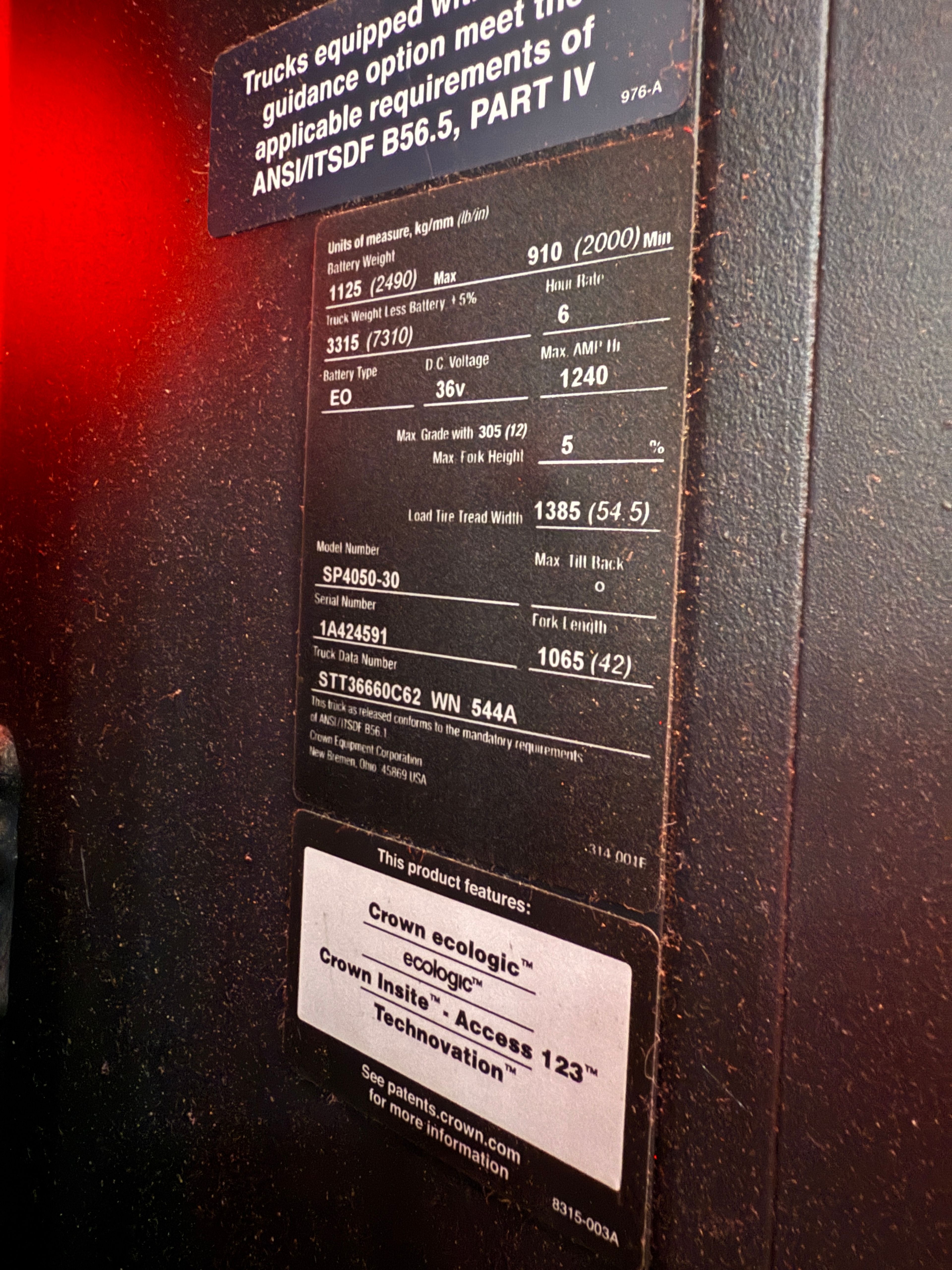 Crown Order Picker - SP-4000 - Document 7