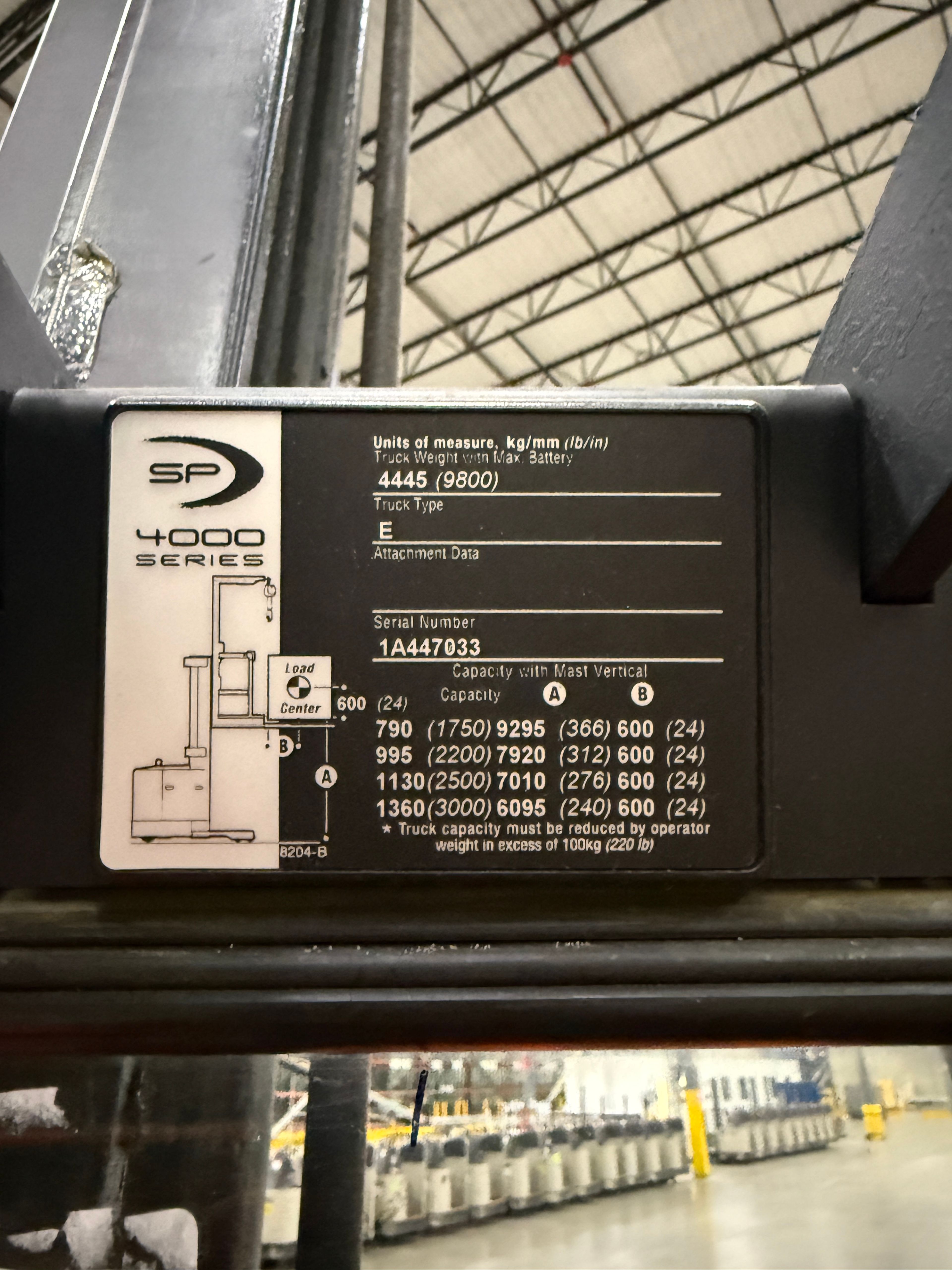 Crown Order Picker - SP-4000 - Document 8