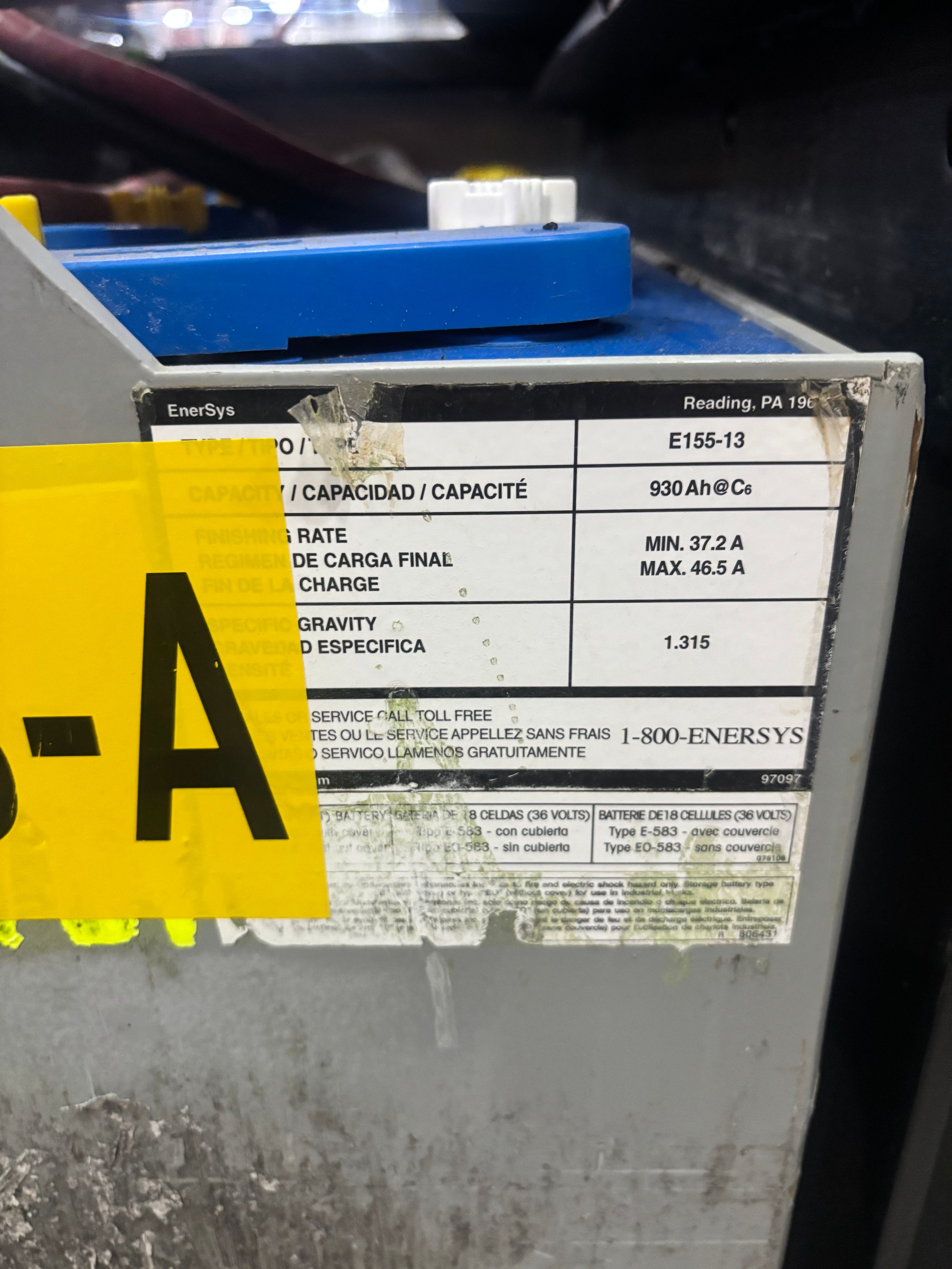 36 Volt Battery - Enersys - Document 3