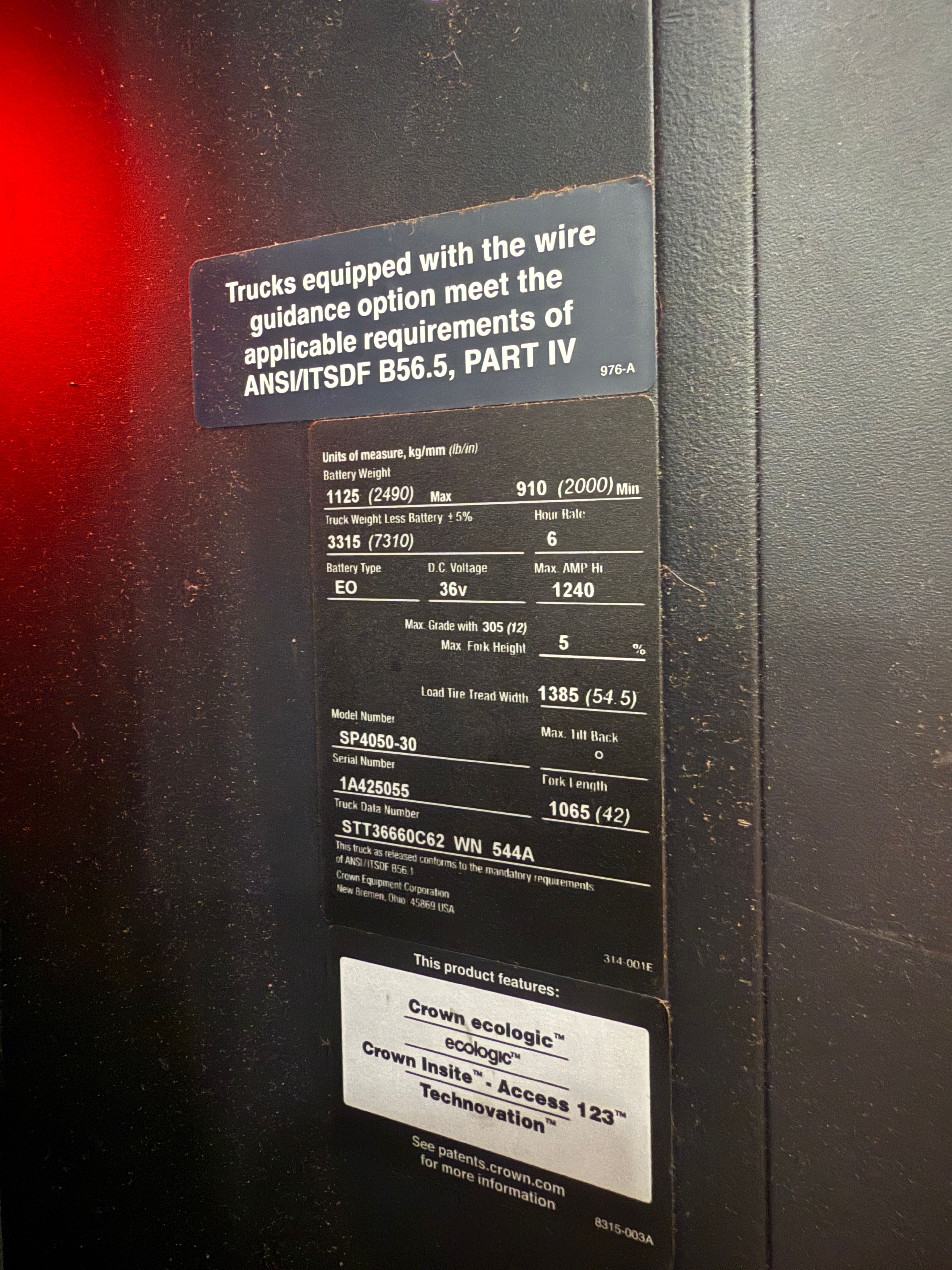 Crown Order Picker - SP-4000 - Document 7