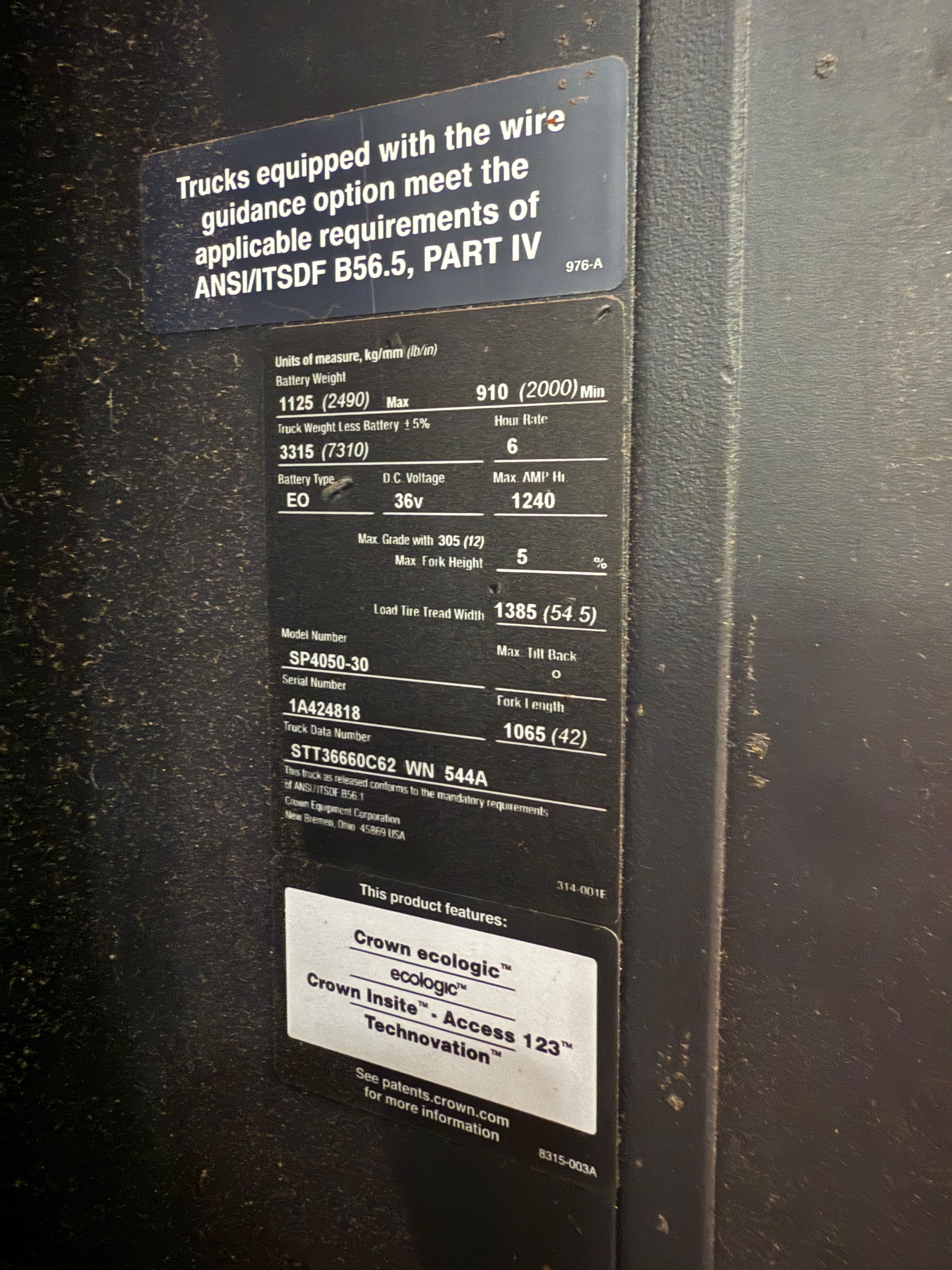 Crown Order Picker - SP-4000 - Document 7