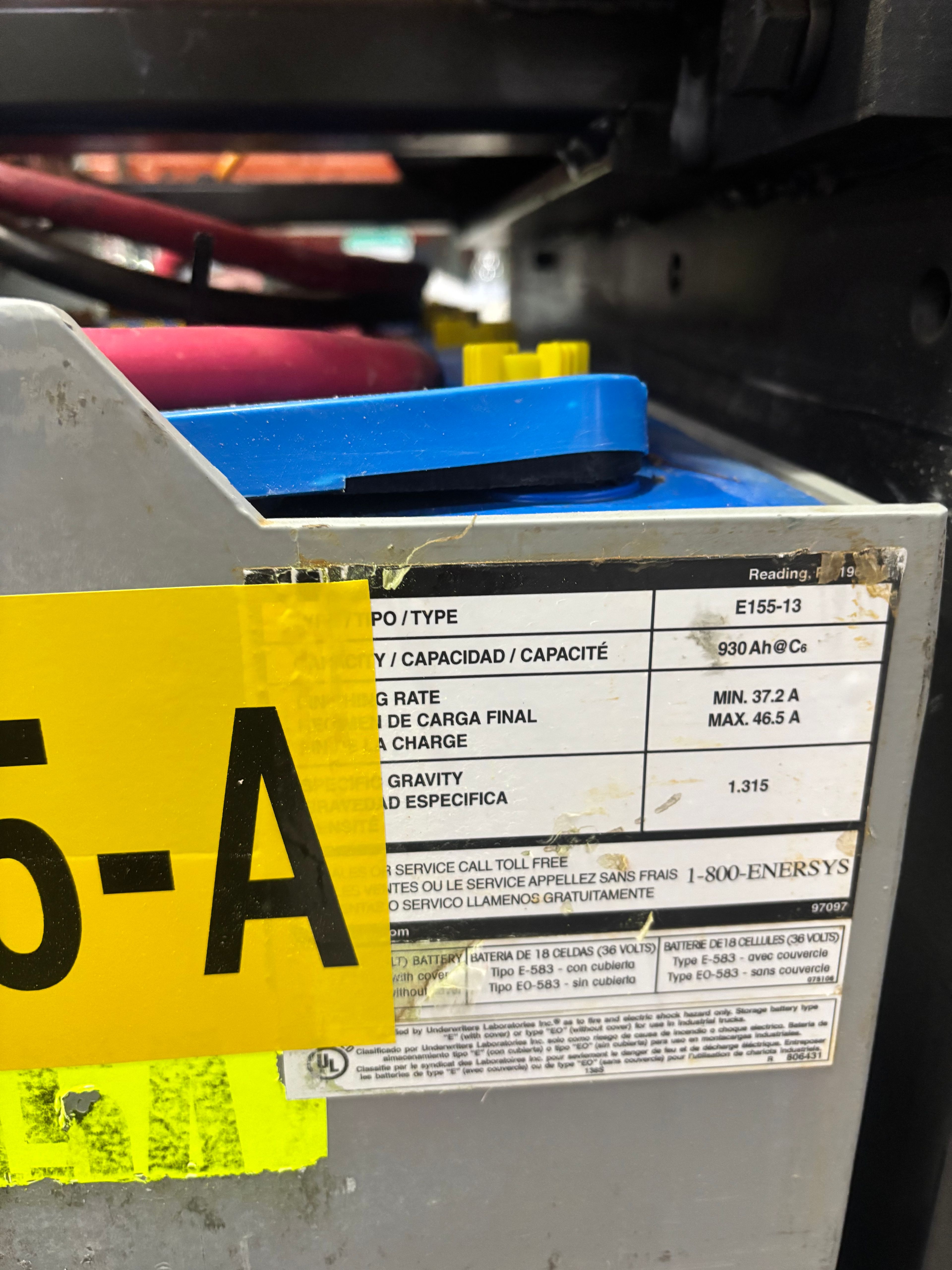 36 Volt Battery - Enersys - Document 3