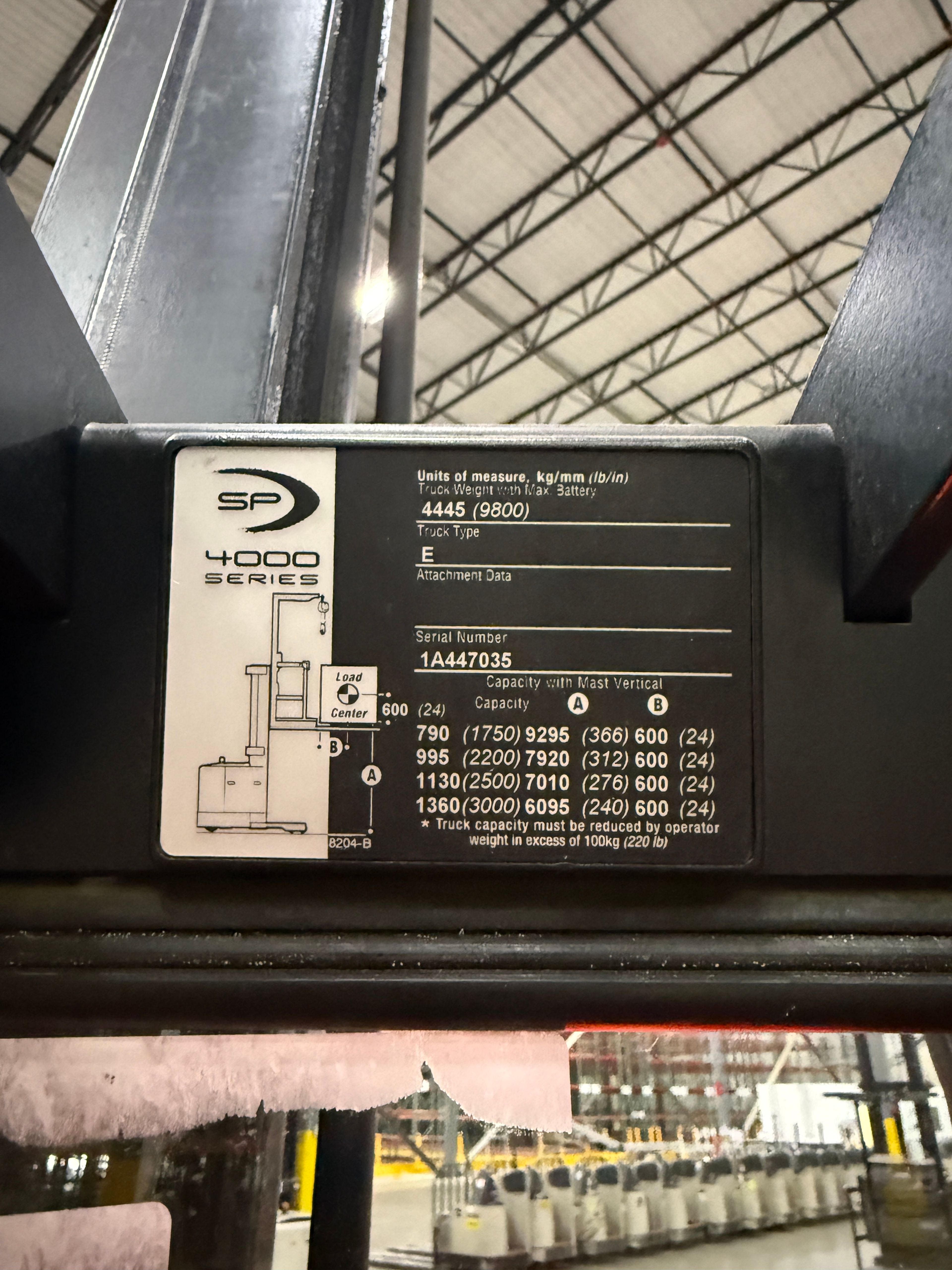 Crown Order Picker - SP-4000 - Document 8
