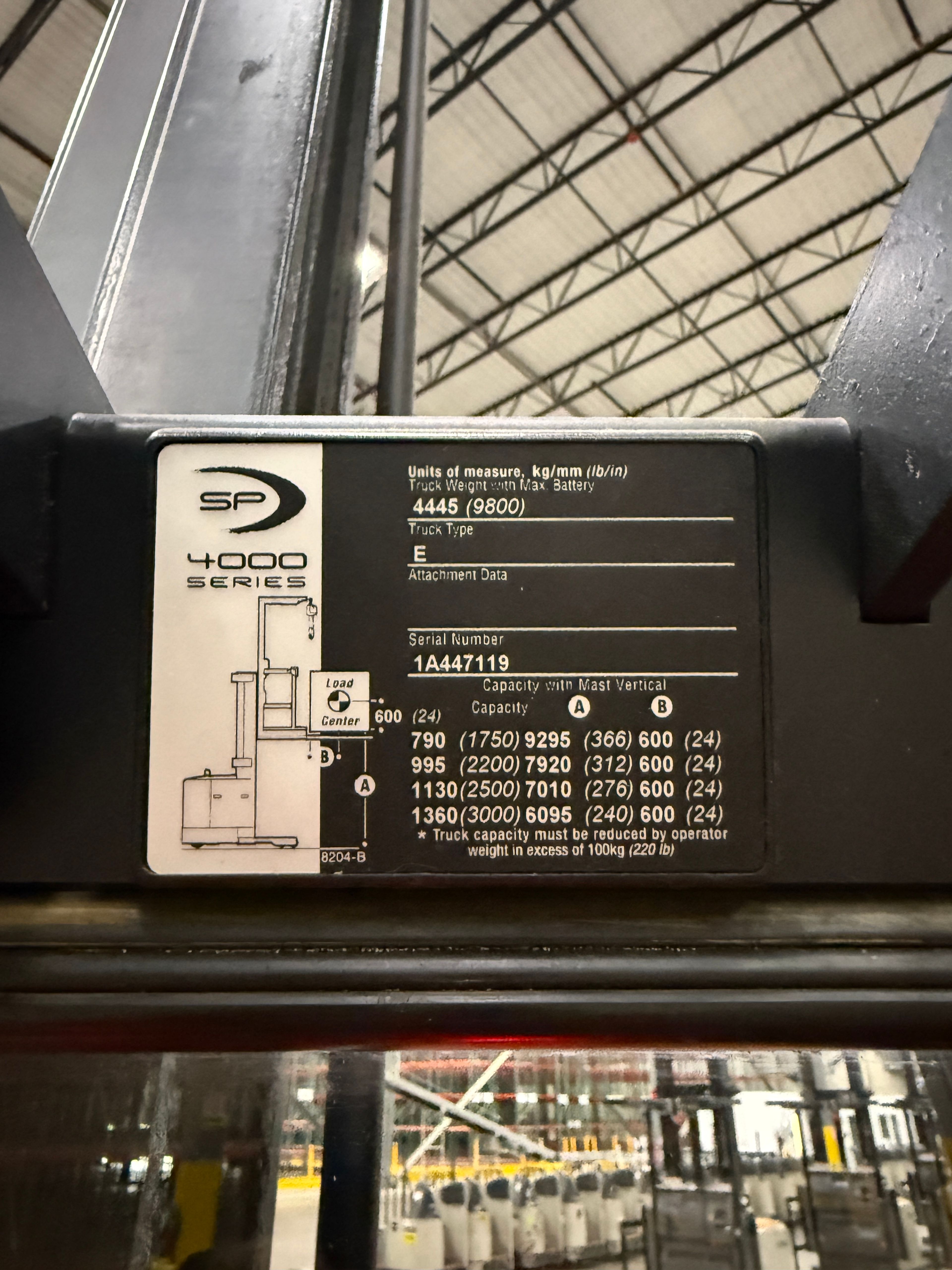 Crown Order Picker - SP-4000 - Document 8