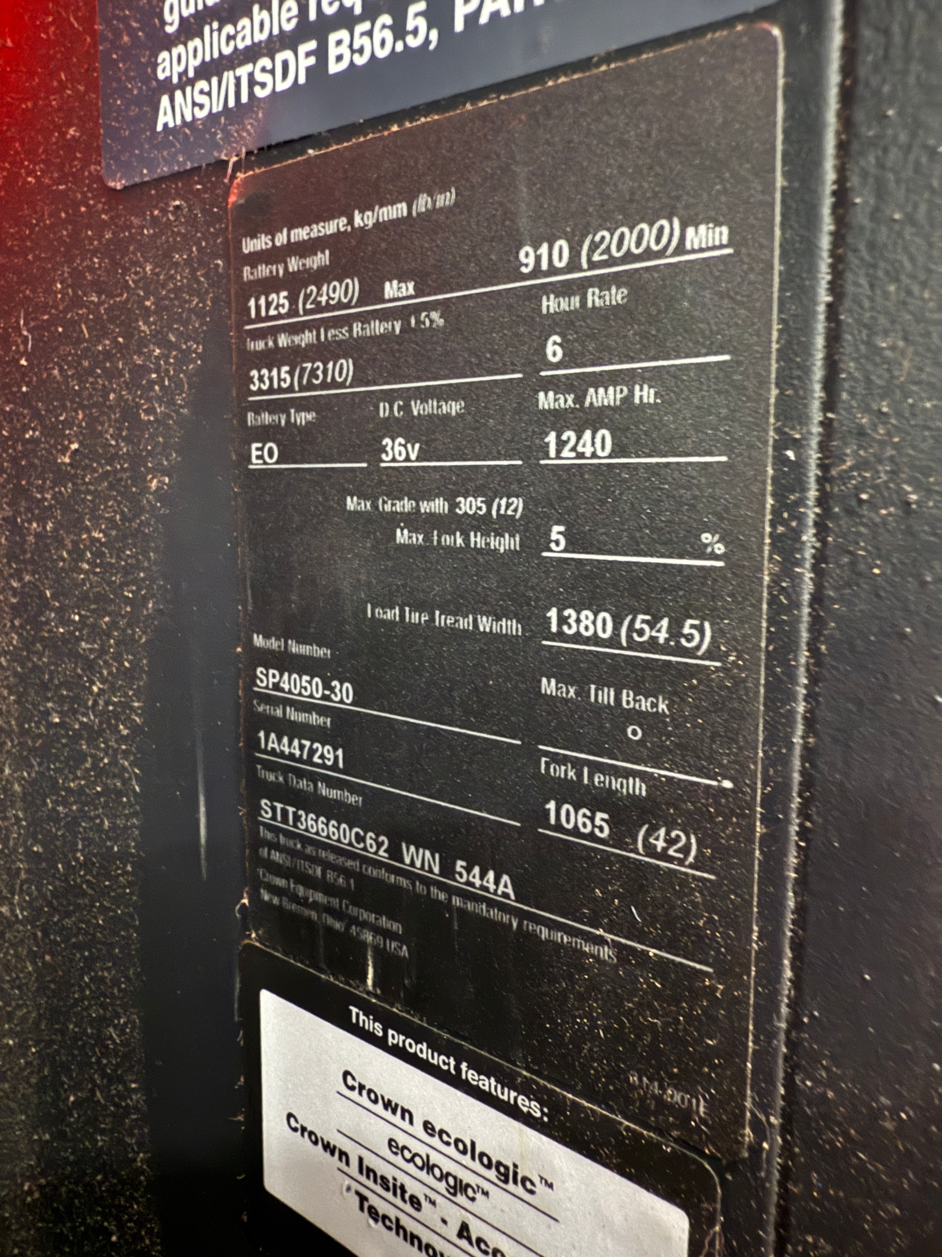 Crown Order Picker - SP-4000 - Document 7