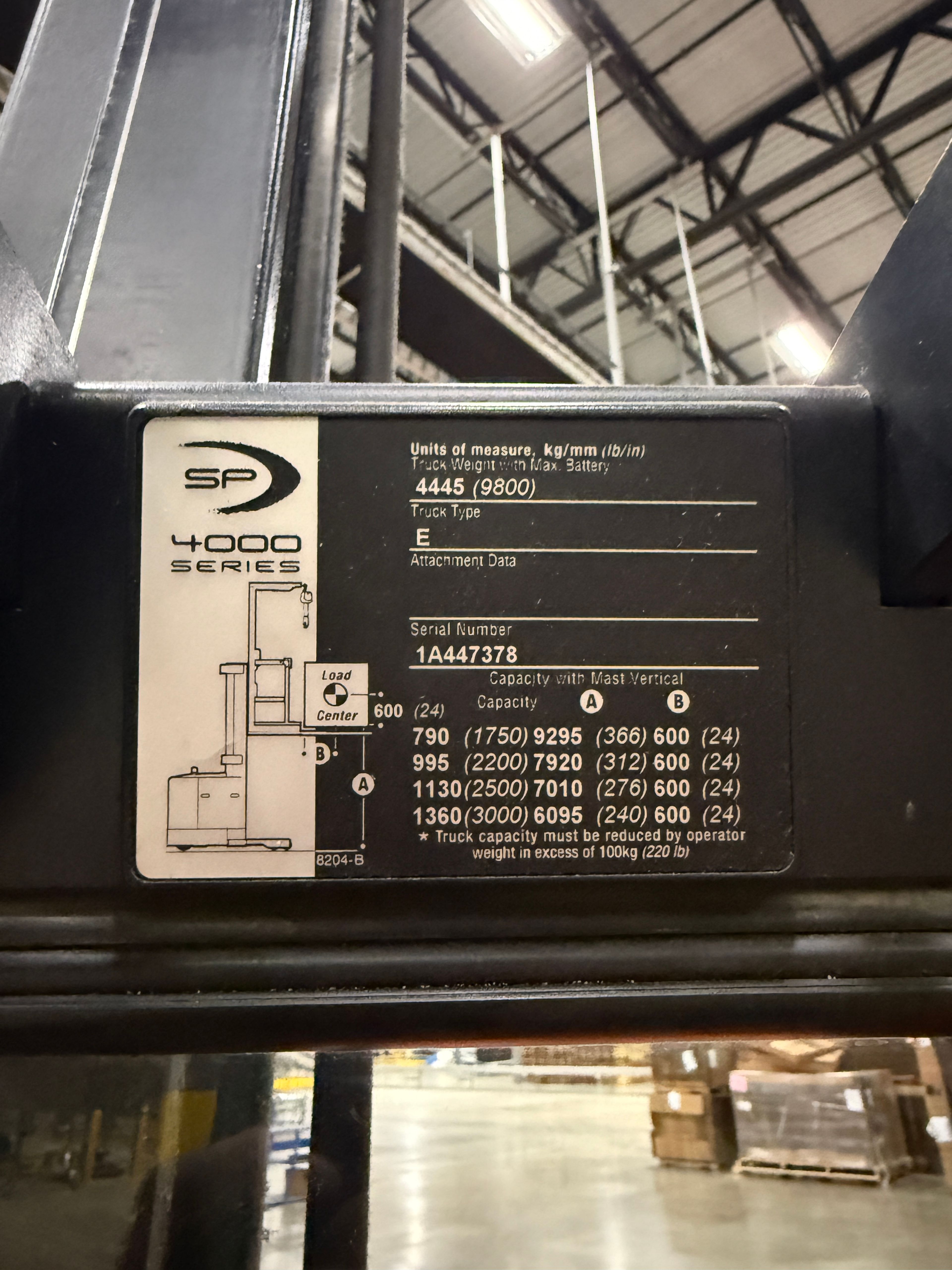 Crown Order Picker - SP-4000 - Document 8