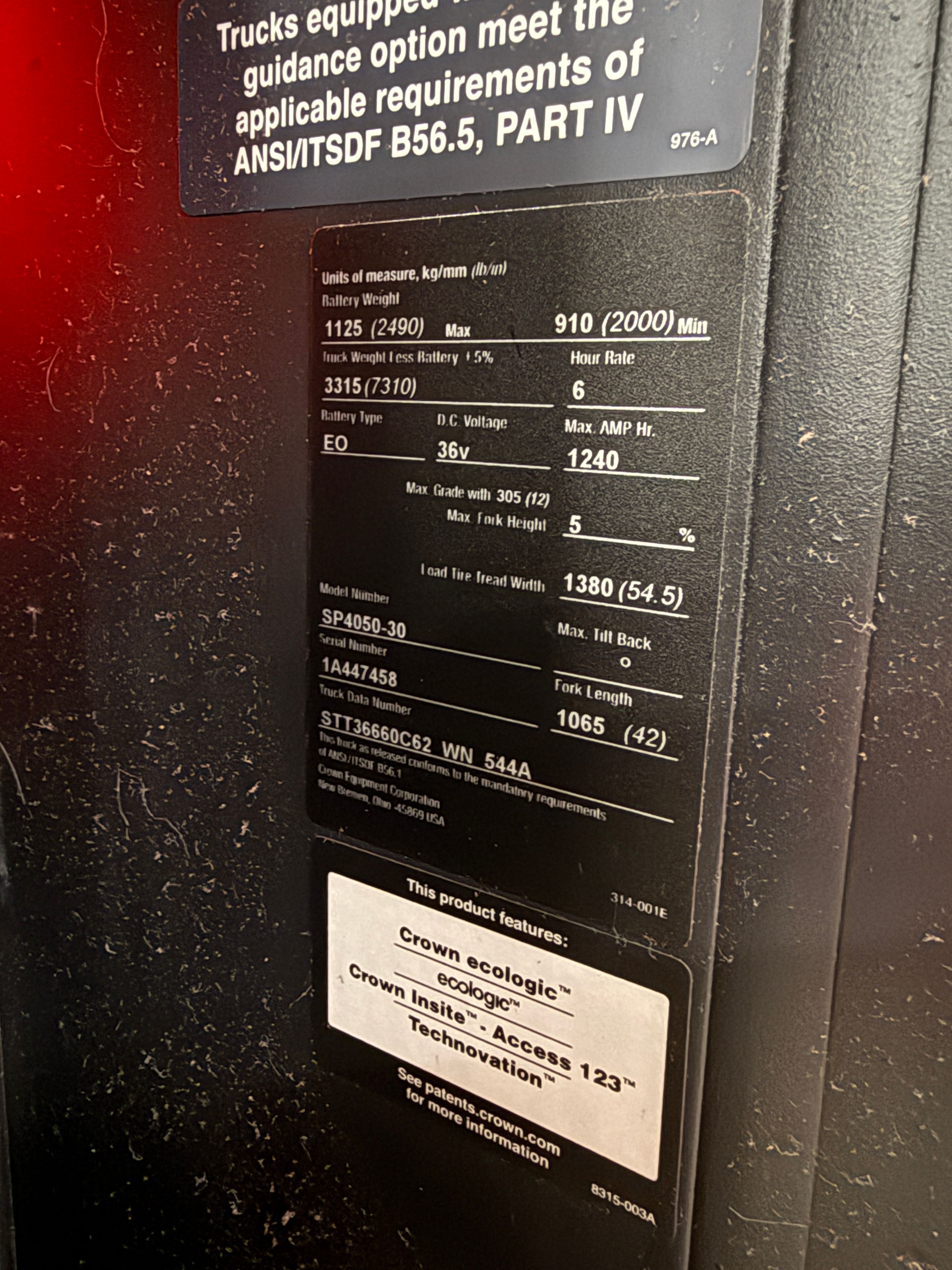 Crown Order Picker - SP-4000 - Document 7