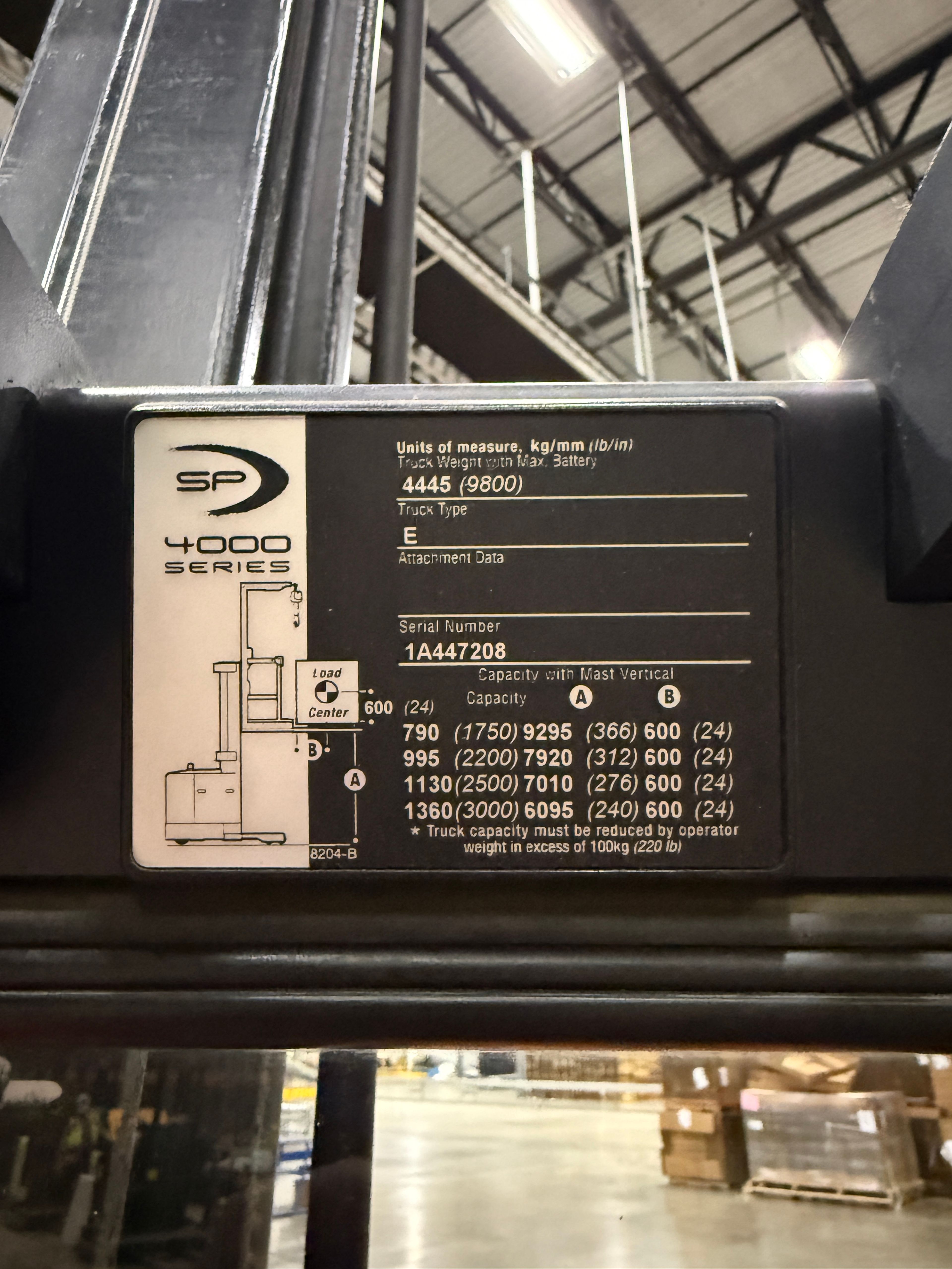 Crown Order Picker - SP-4000 - Document 8