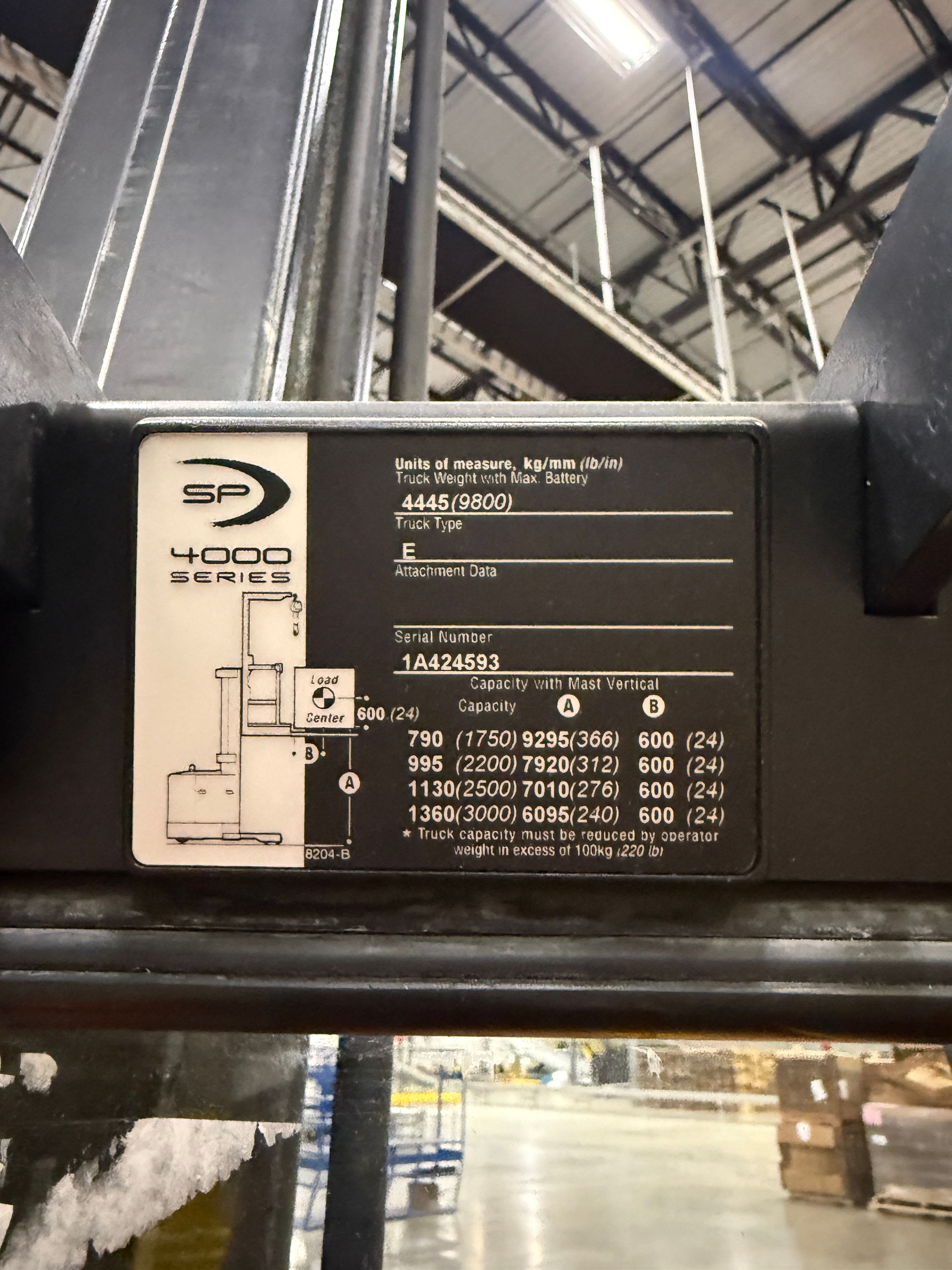 Crown Order Picker - SP-4000 - Document 8