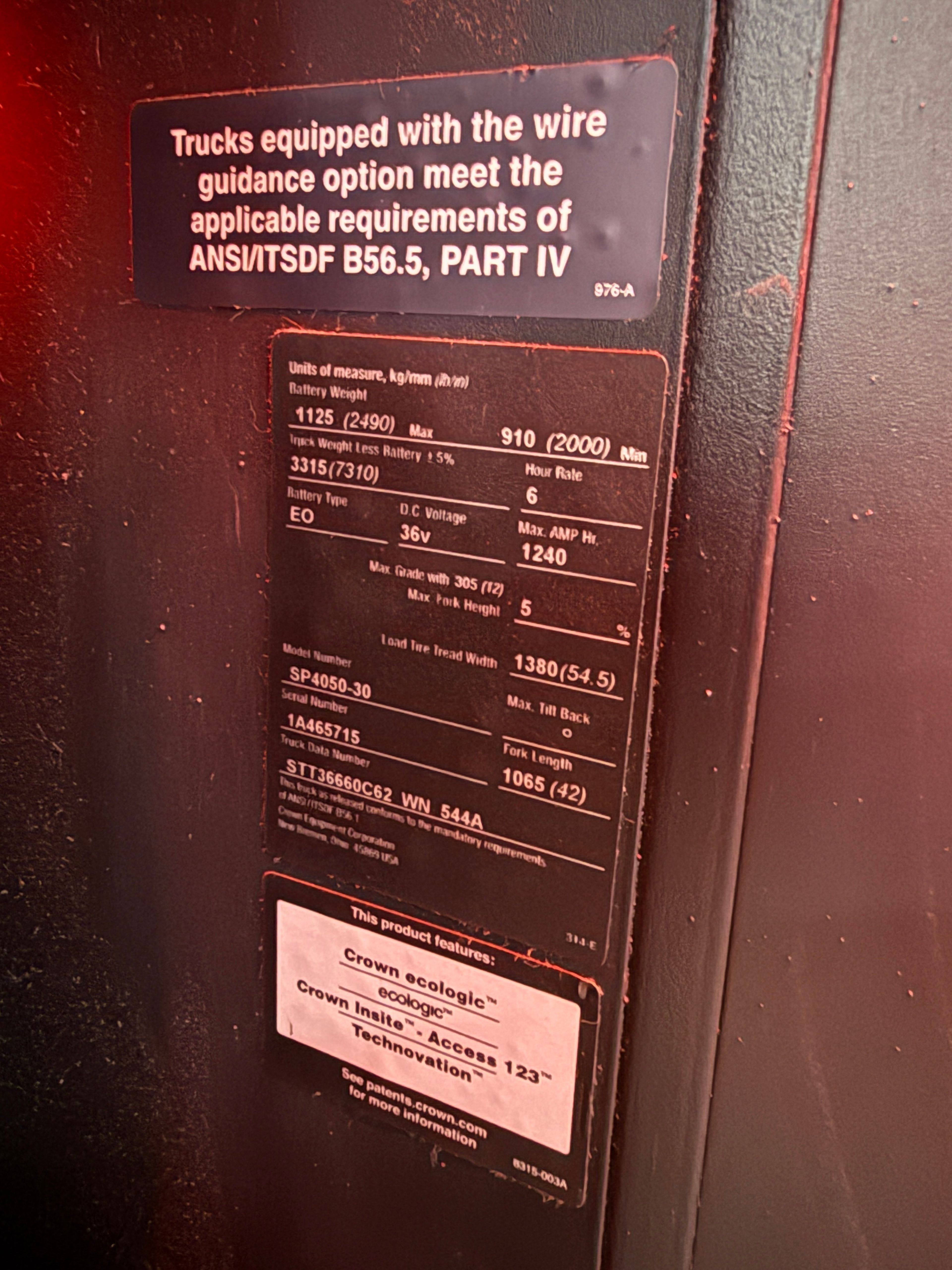 Crown Order Picker - SP-4000 - Document 7
