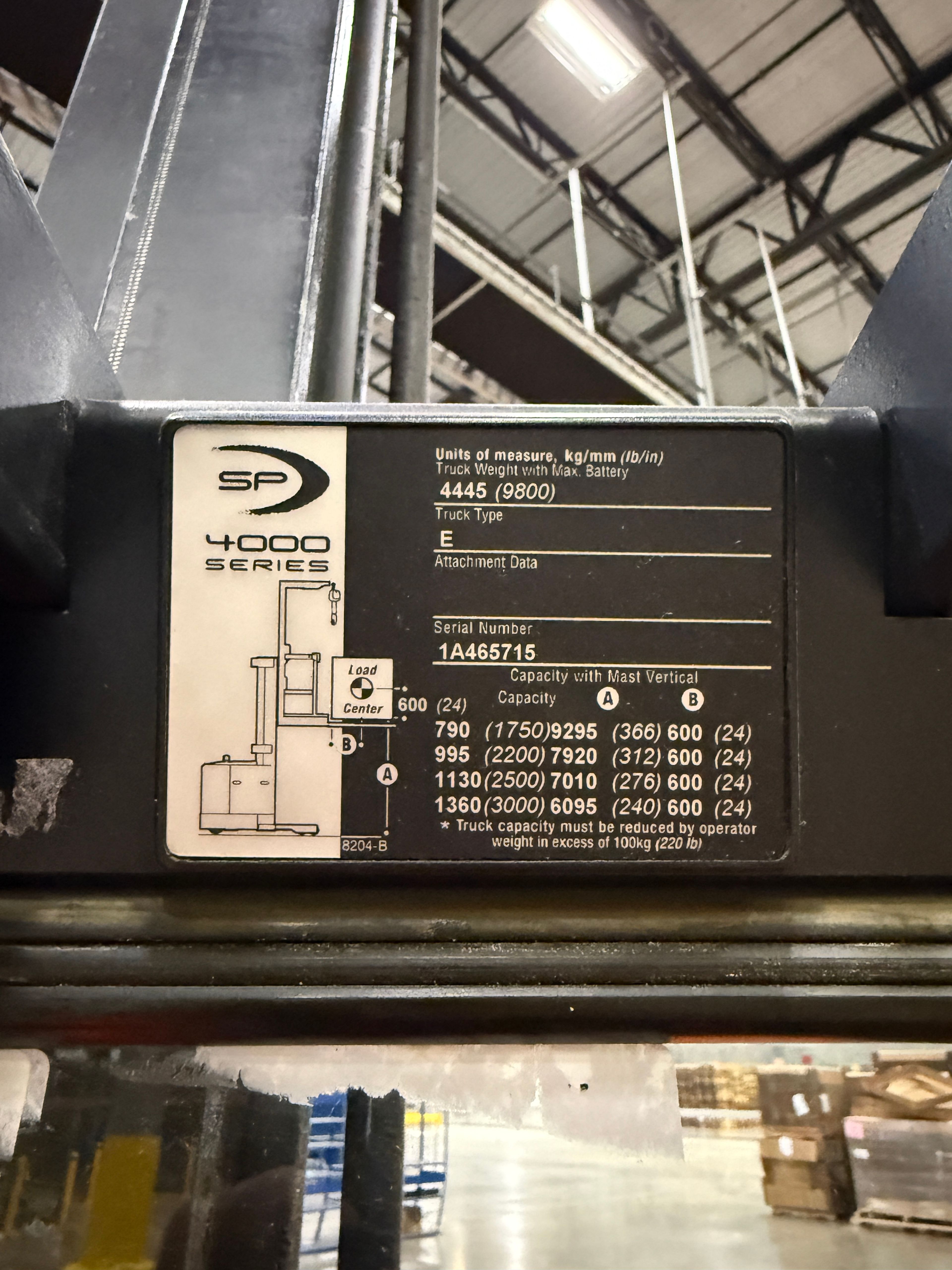 Crown Order Picker - SP-4000 - Document 8