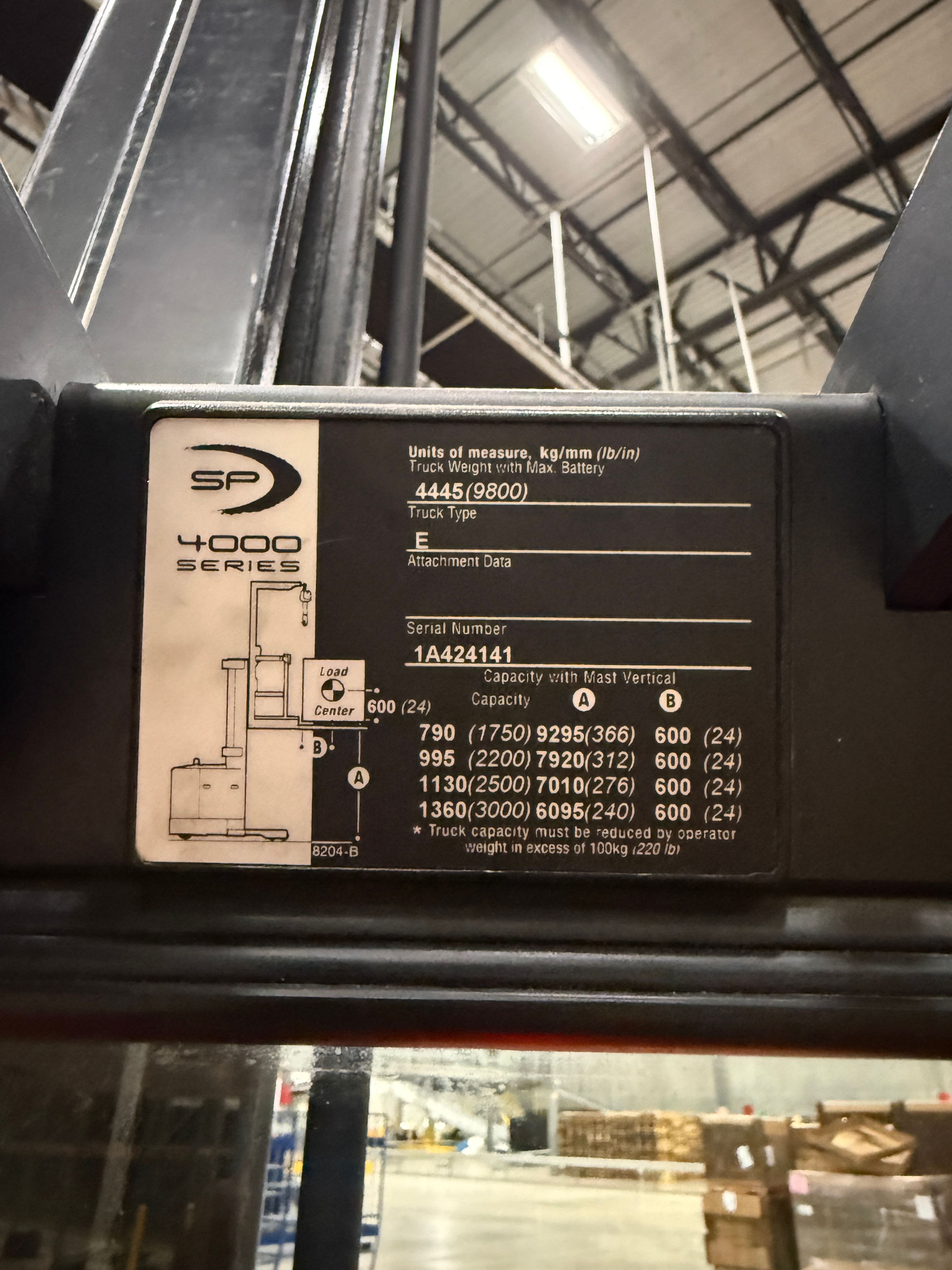 Crown Order Picker - SP-4000 - Document 8