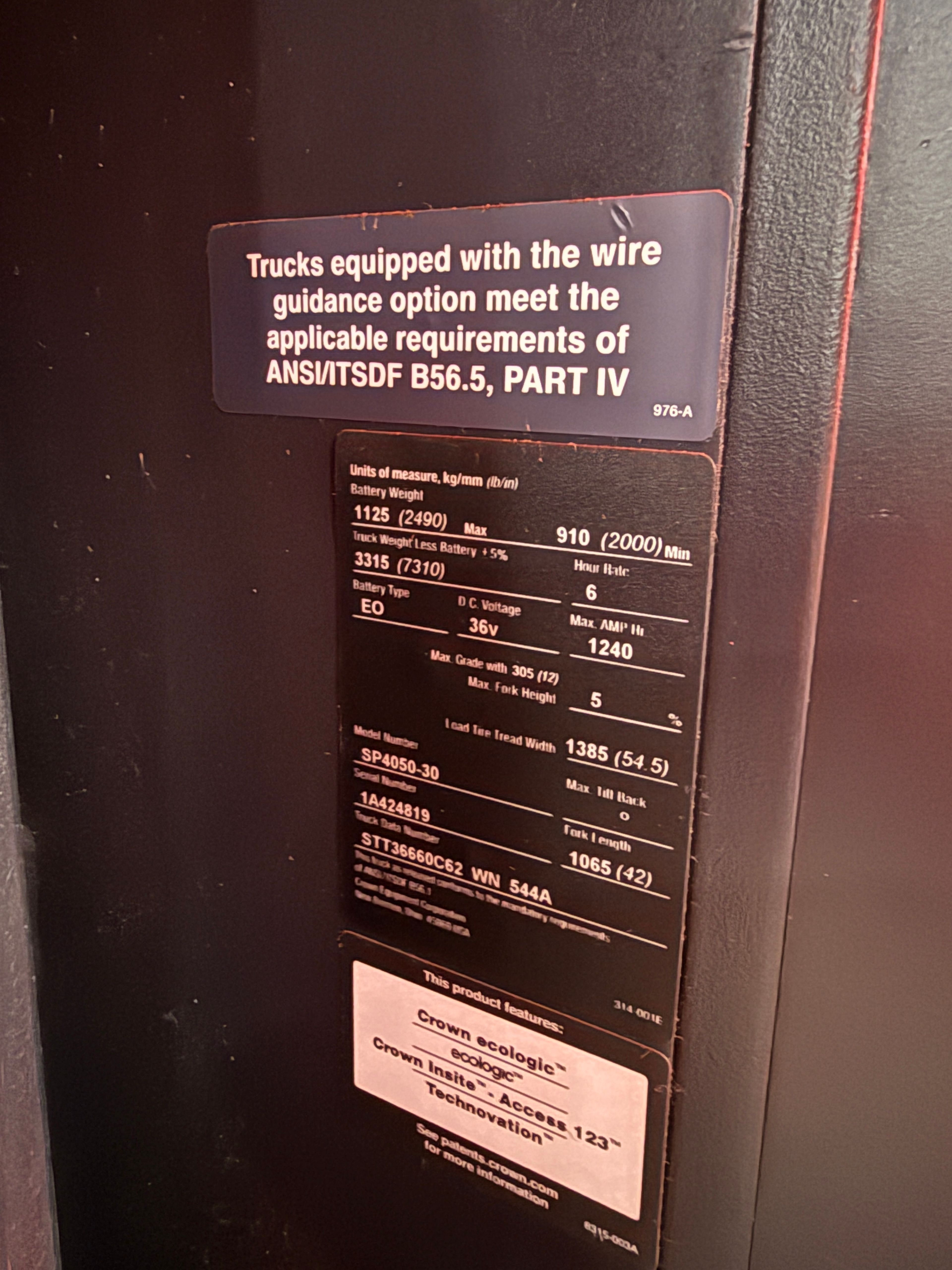 Crown Order Picker - SP-4000 - Document 7