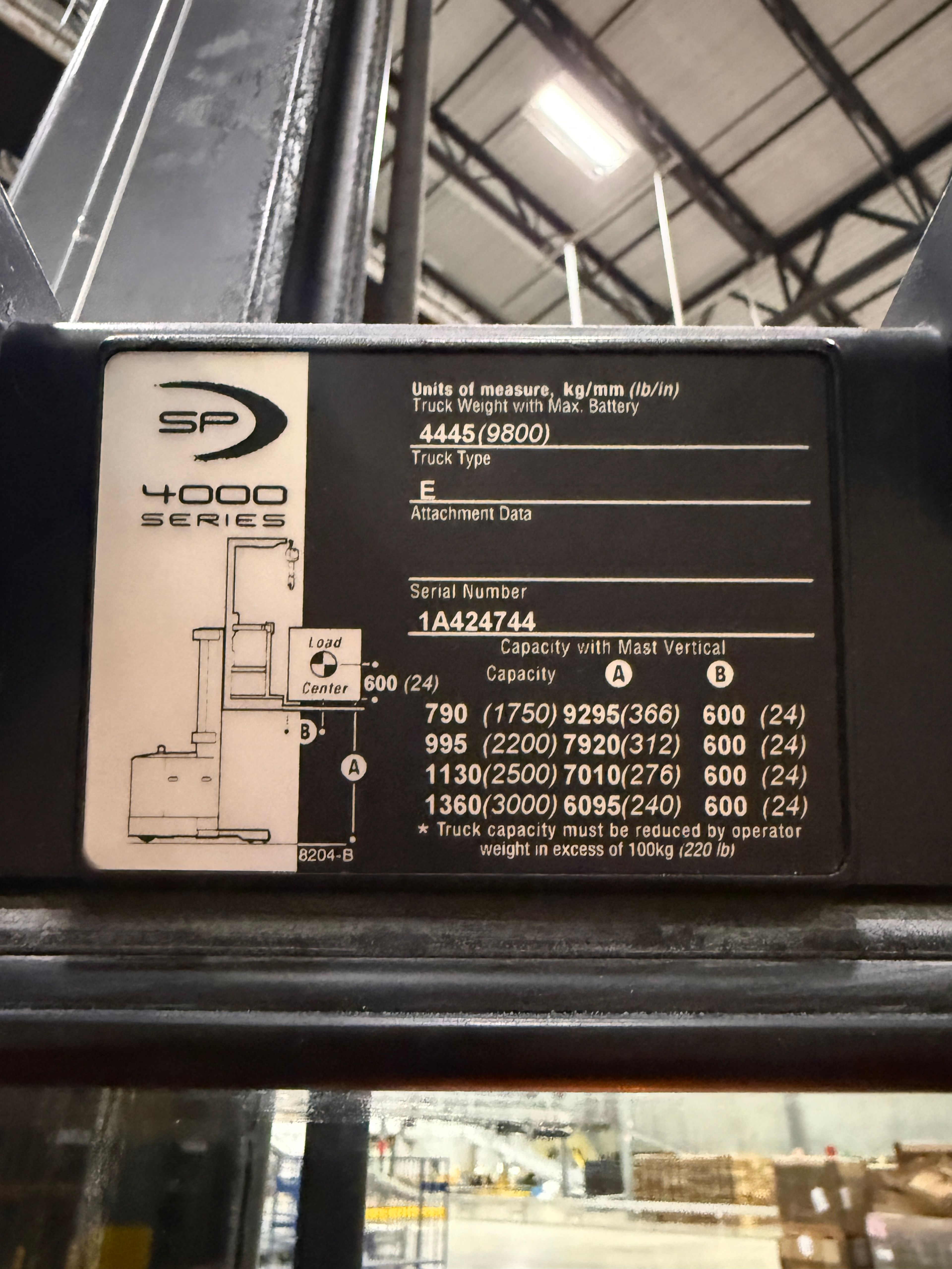 Crown Order Picker - SP-4000 - Document 8
