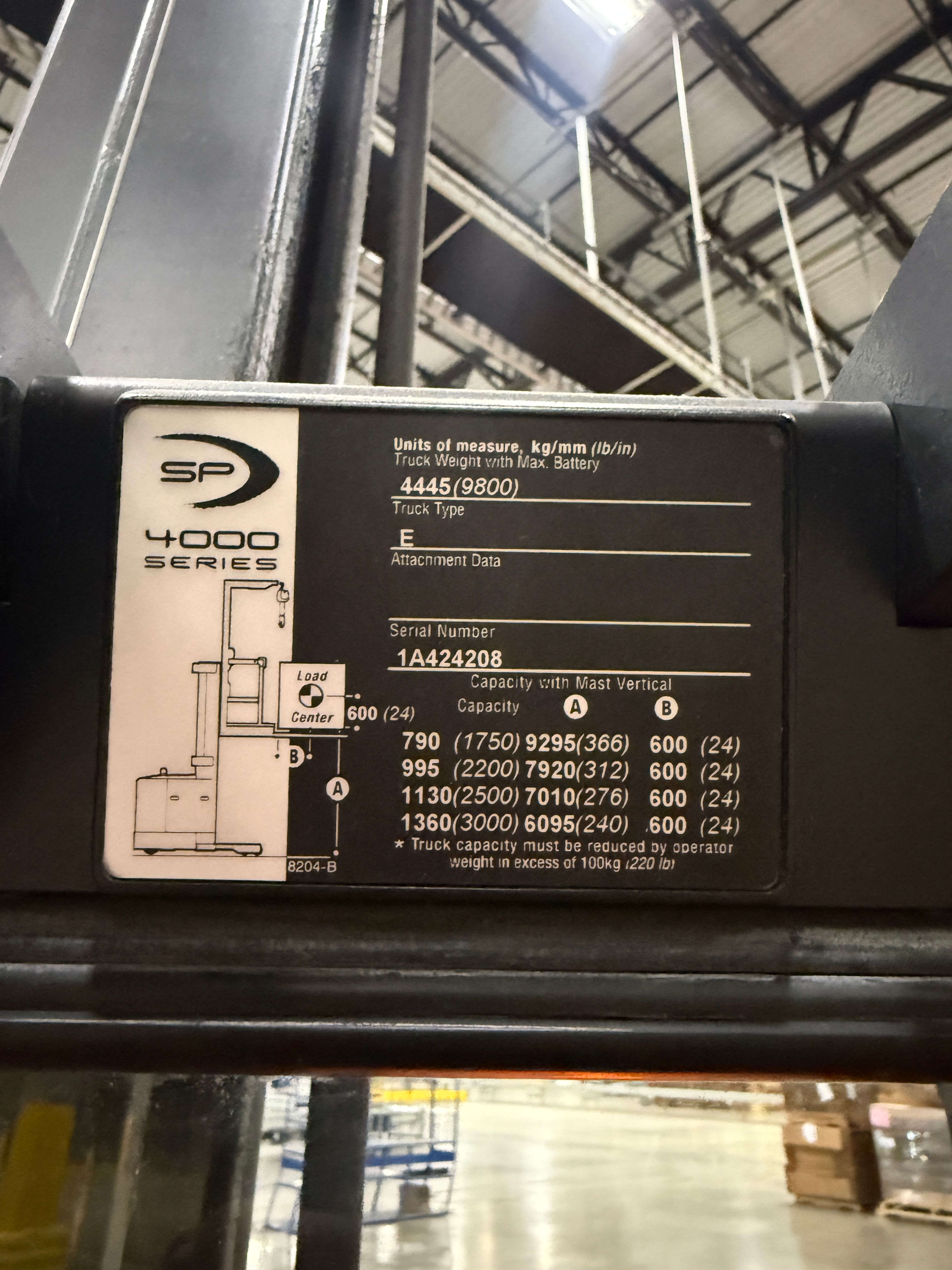 Crown Order Picker - SP-4000 - Document 8