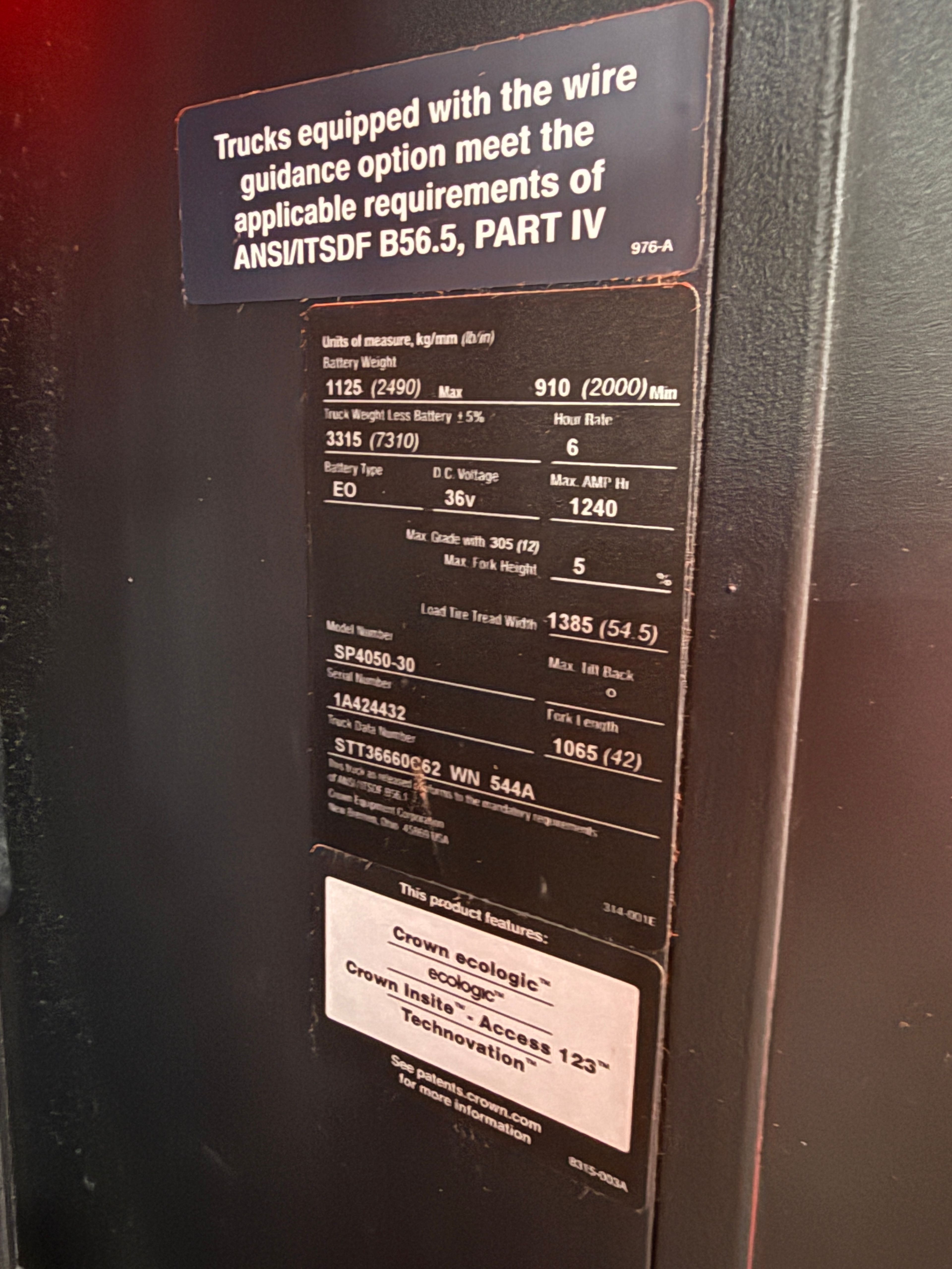 Crown Order Picker - SP-4000 - Document 7