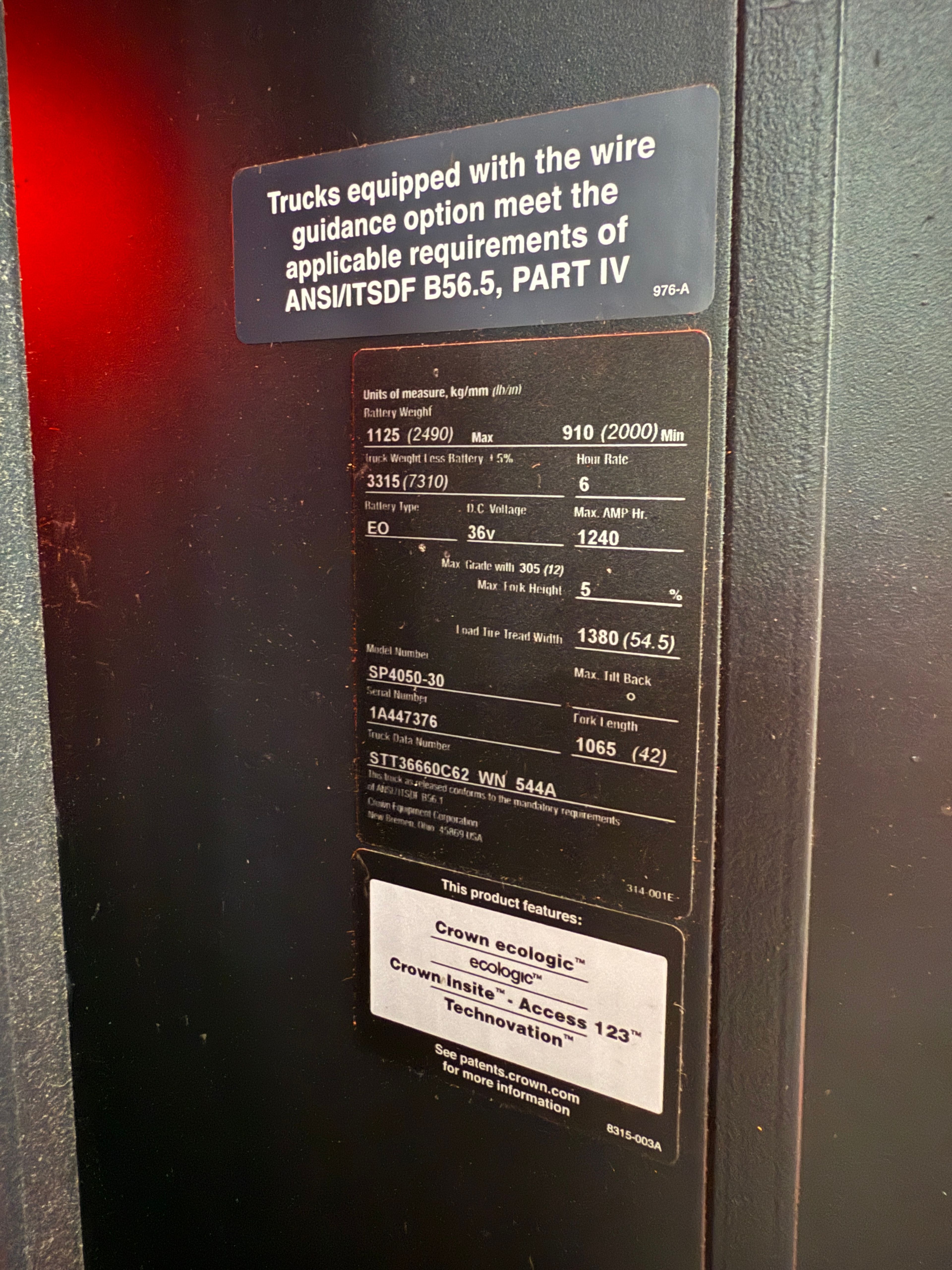 Crown Order Picker - SP-4000 - Document 7
