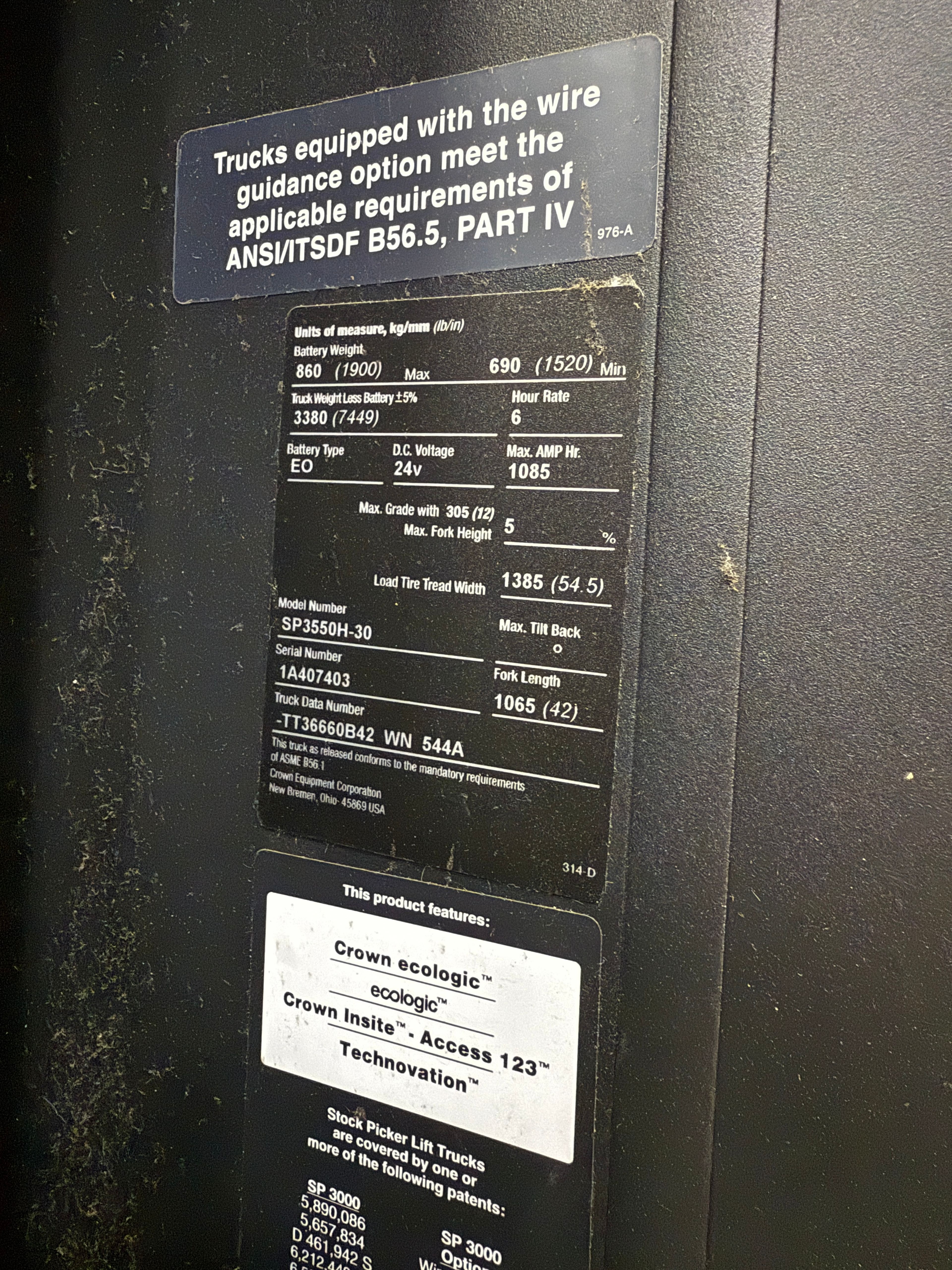 Crown Order Picker - SP-3500 - Document 7