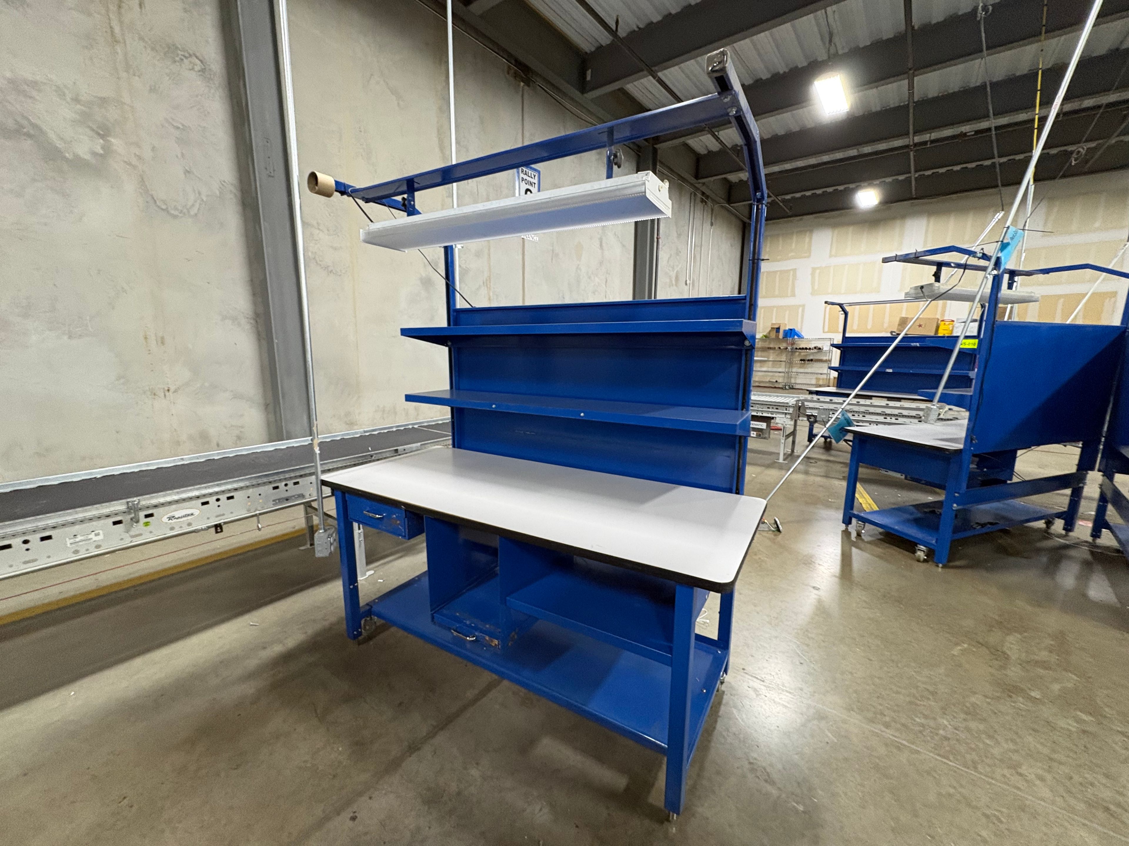 Workstation with Overhead Light + Storage - 72" x 30" - Document 1