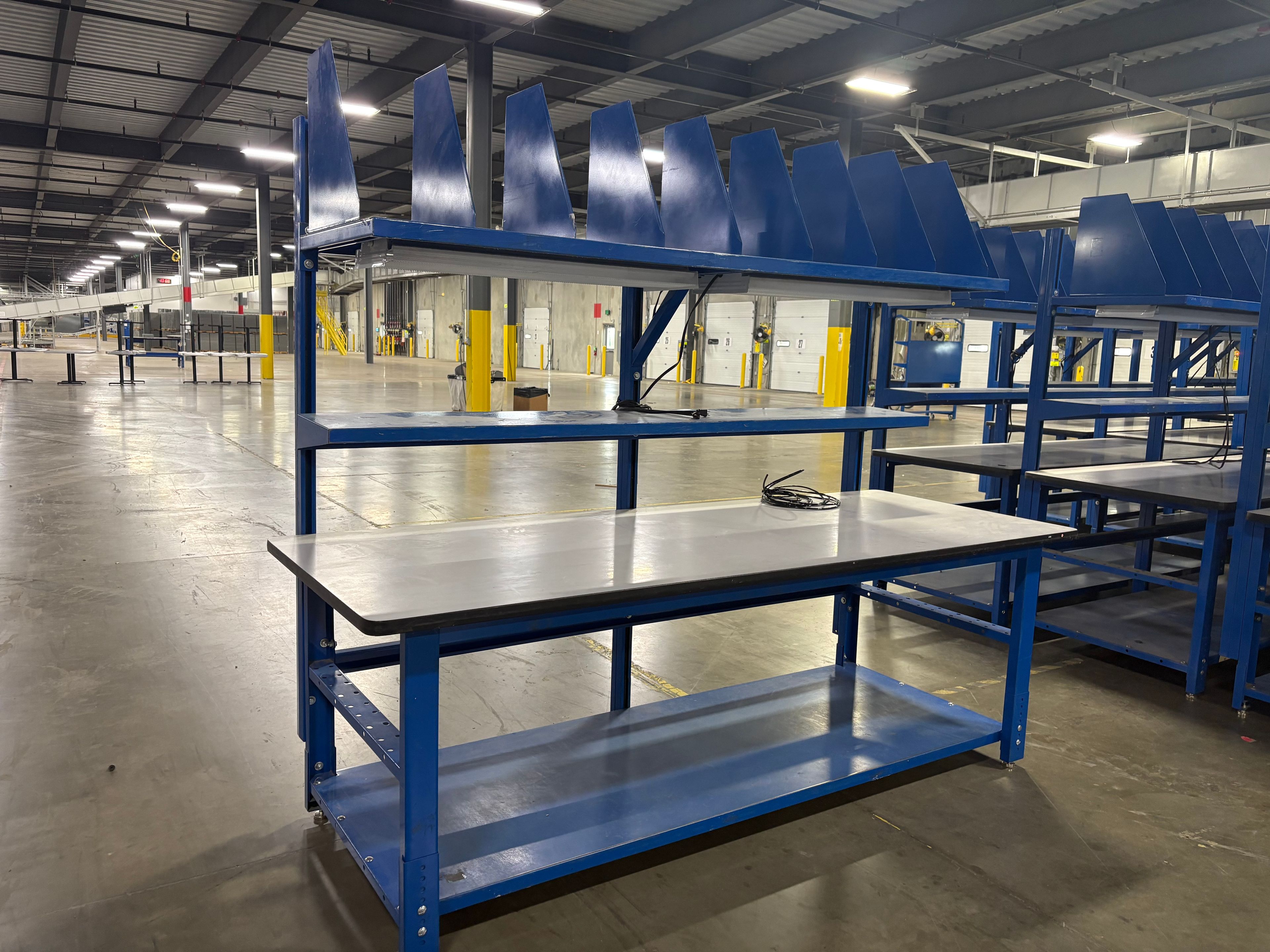 Work Station with Overhead Light + Storage - 96" x 36" - Document 2