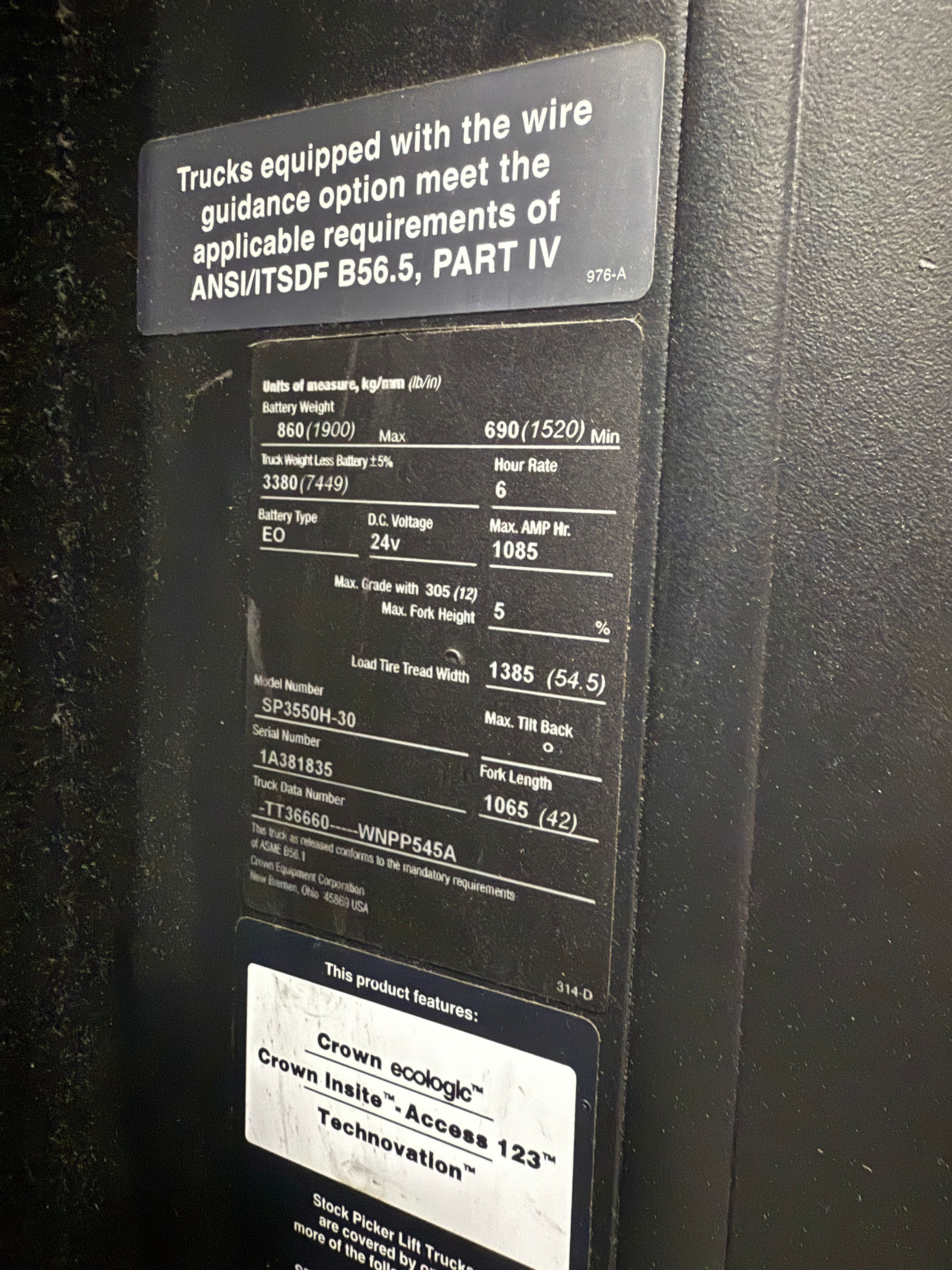 Crown Order Picker - SP-3500 - Document 7
