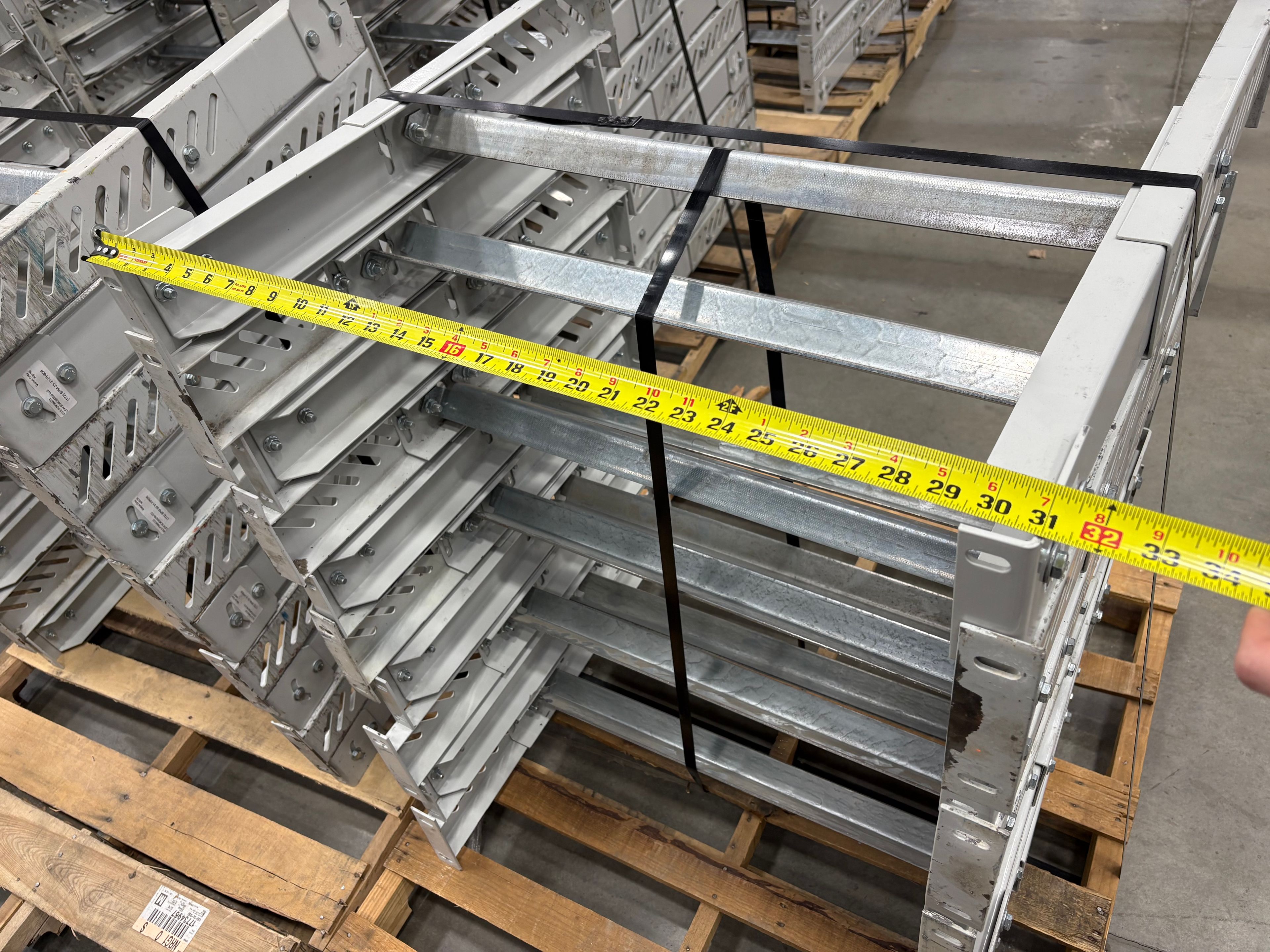 Lewcon Small Conveyor Legs - 31" x MIN 26" / MAX 32"  - Document 2
