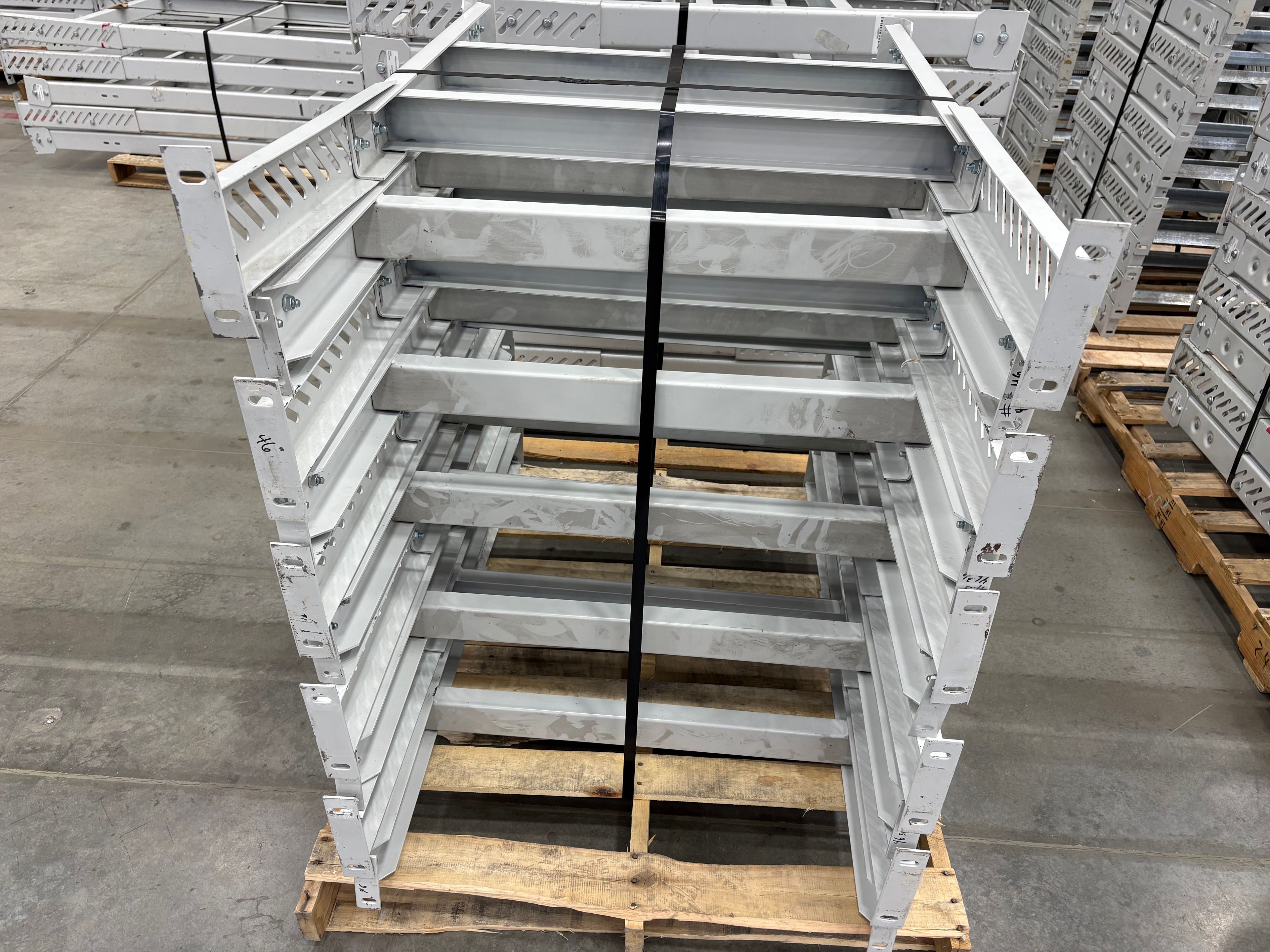 Lewcon Medium Conveyor Legs - 31" x MIN 38" / MAX 46"  - Document 2