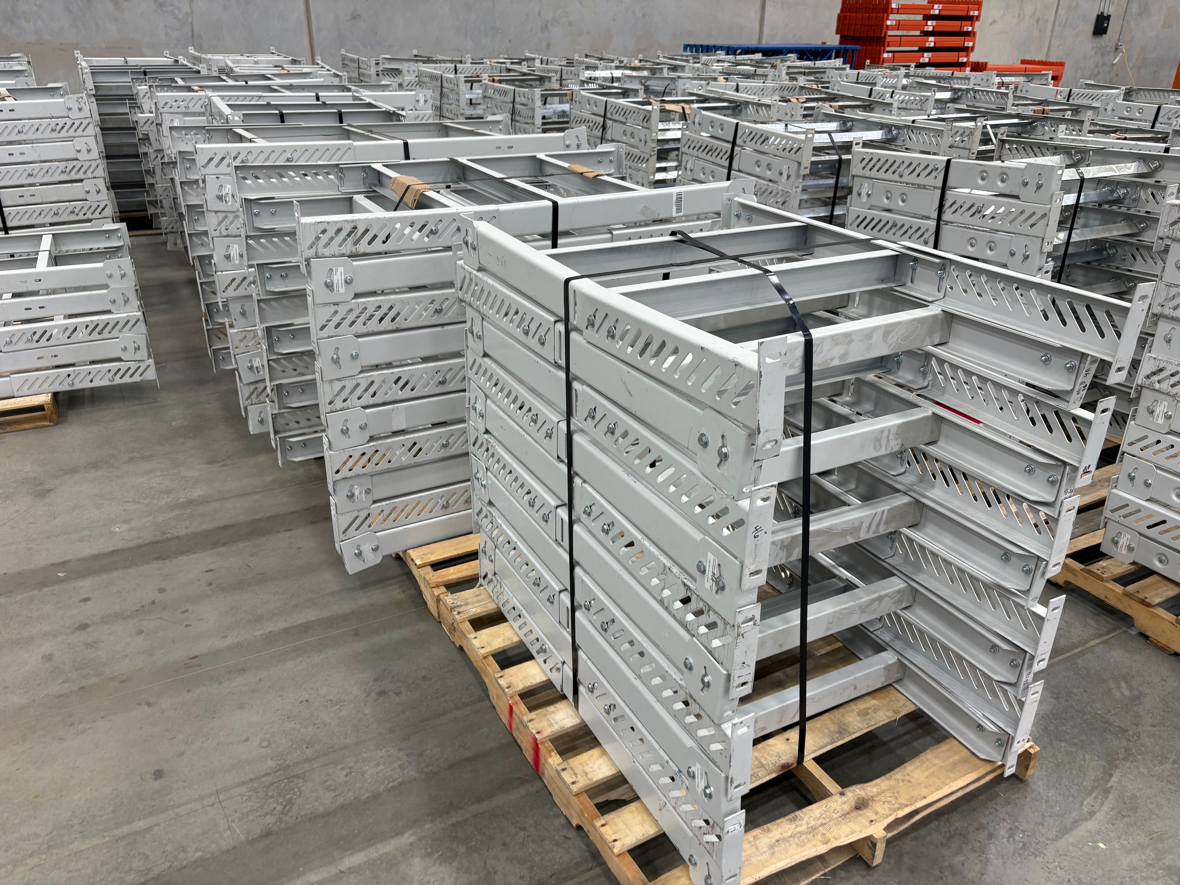 Lewcon Medium Conveyor Legs - 31" x MIN 38" / MAX 46"  - Document 1