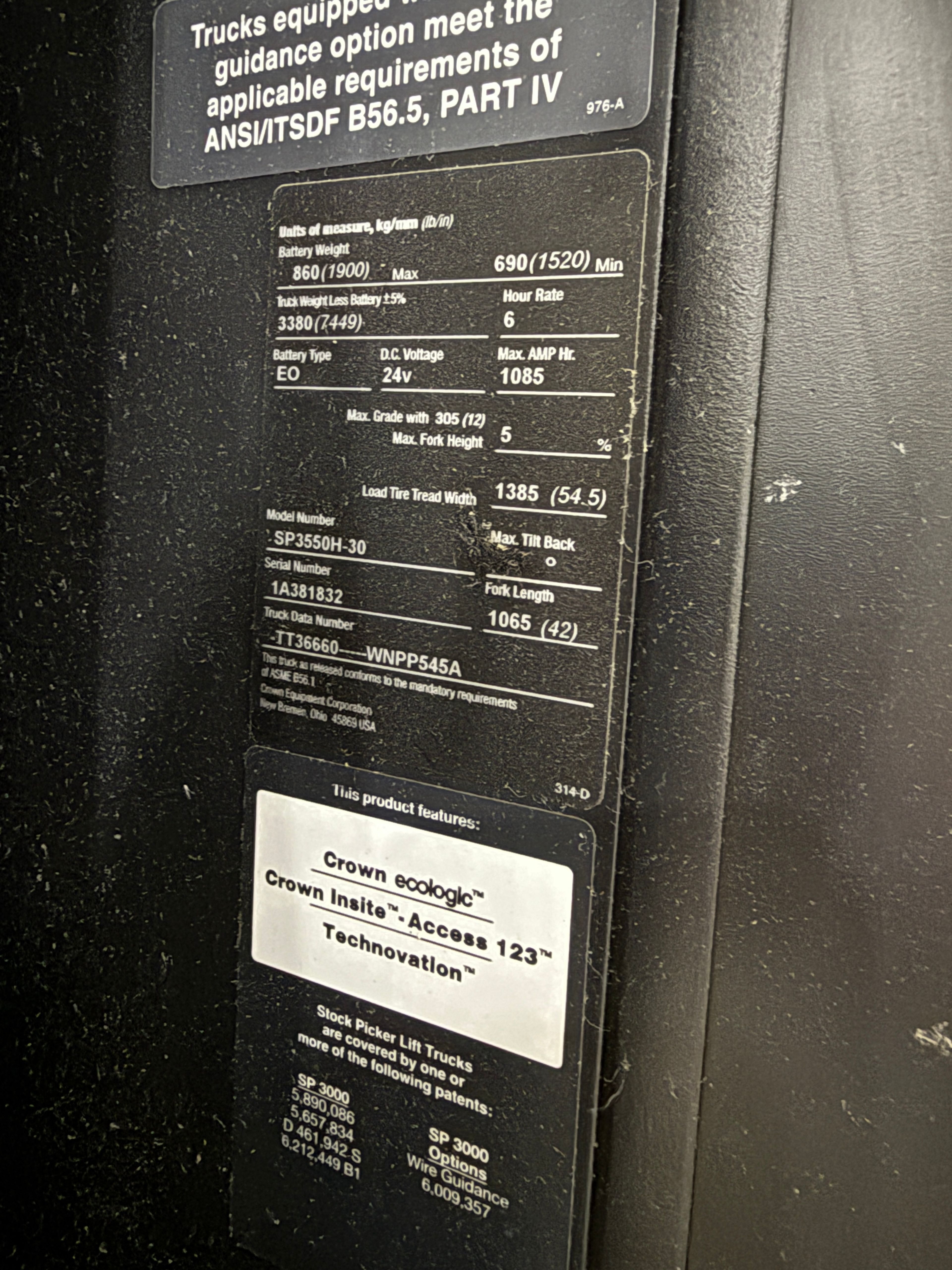 Crown Order Picker - SP-3500 - Document 7
