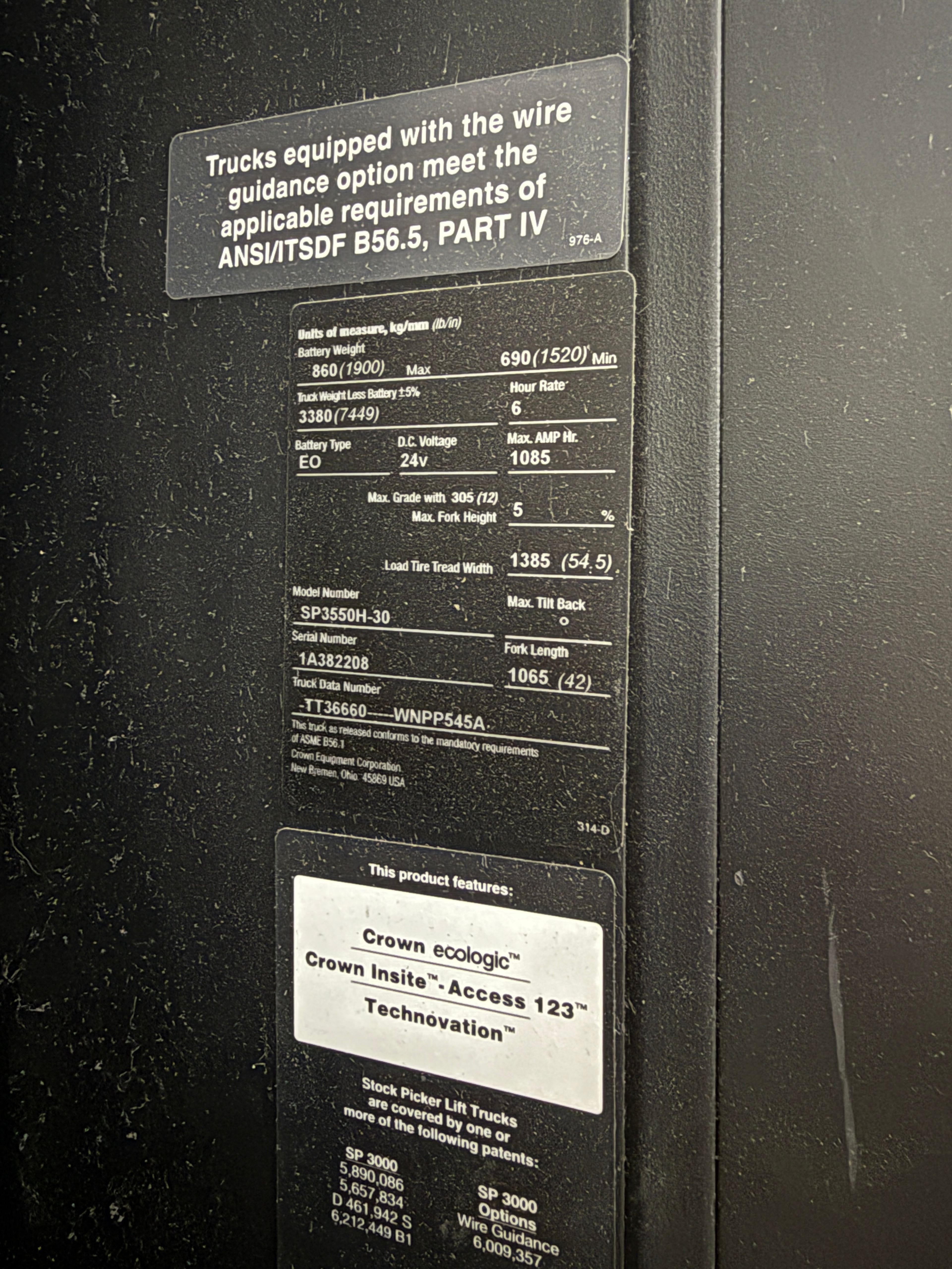 Crown Order Picker - SP-3500 - Document 7