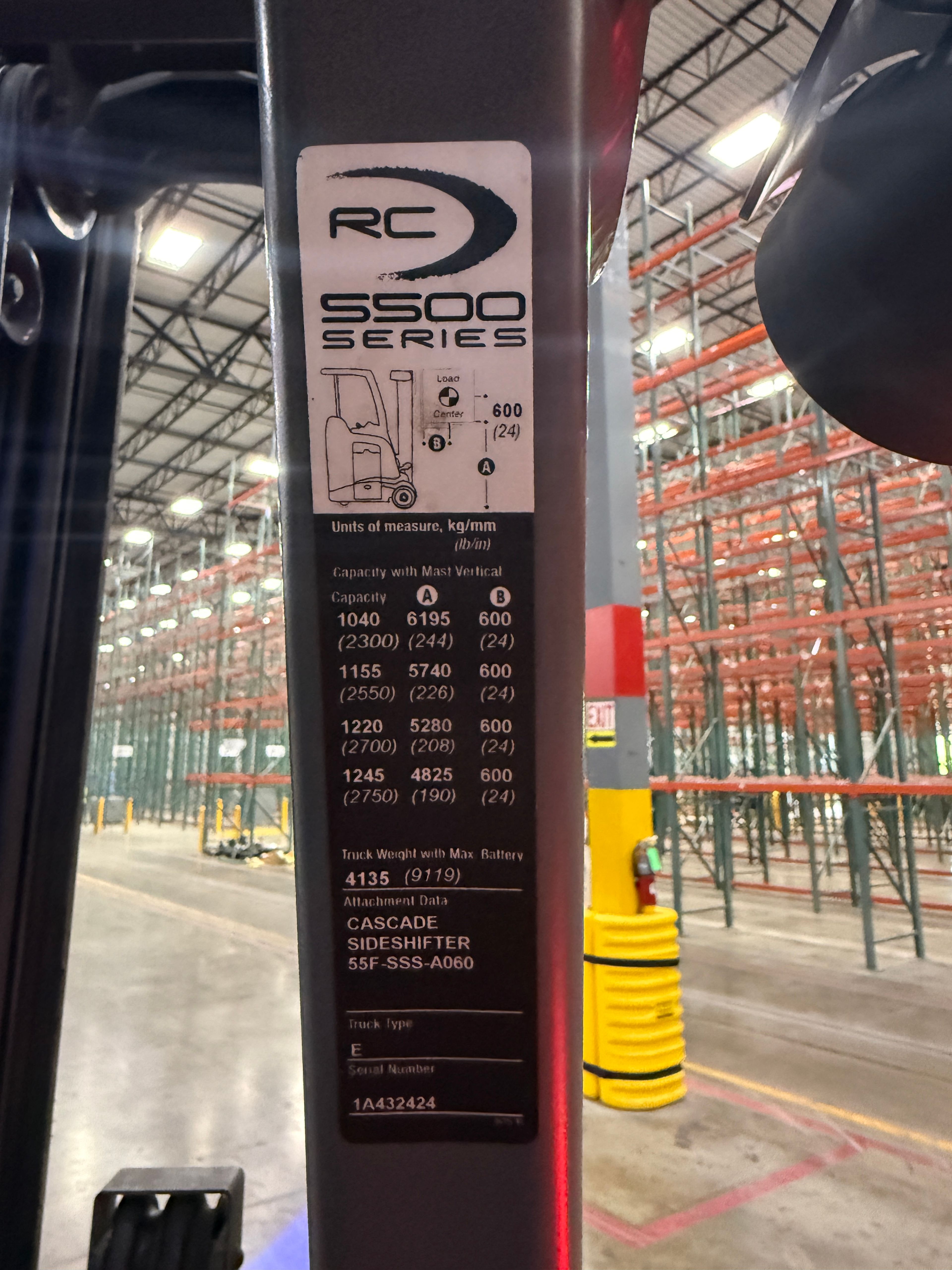 Crown Standup Counterbalance Forklift - RC-5500 - Document 8