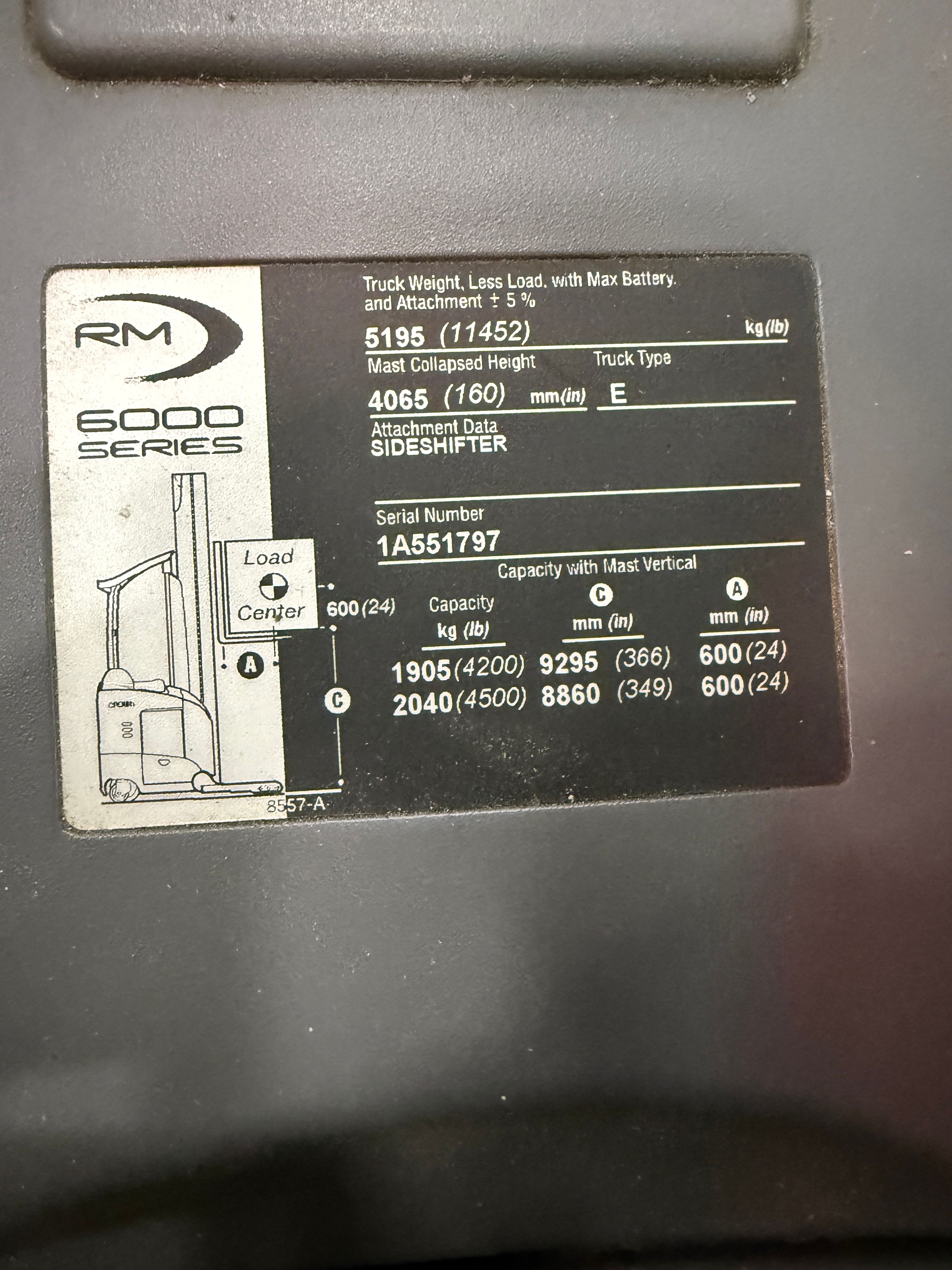 Crown Reach Truck - RM-6000 - Document 8
