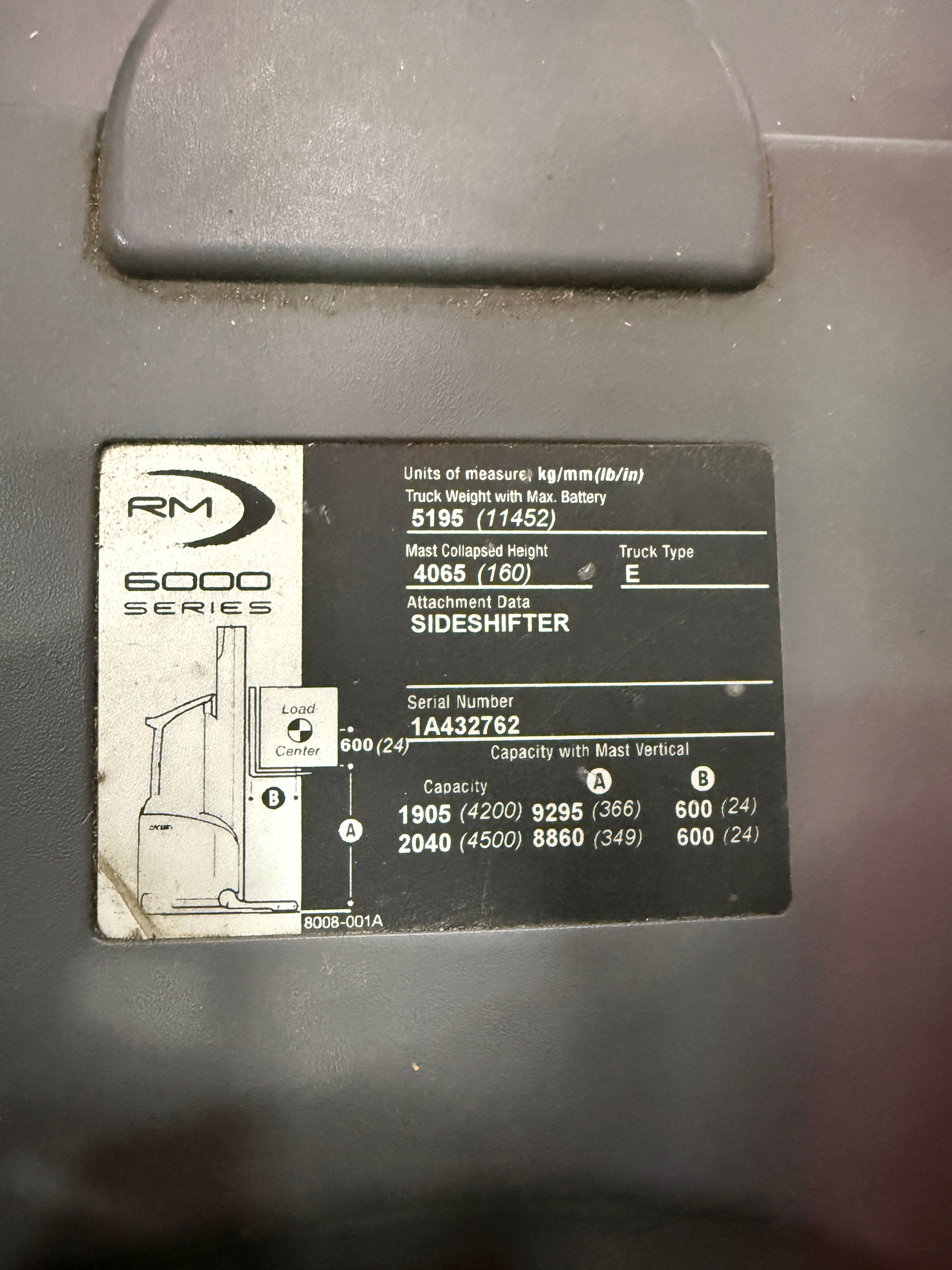 Crown Reach Truck - RM-6000 - Document 8