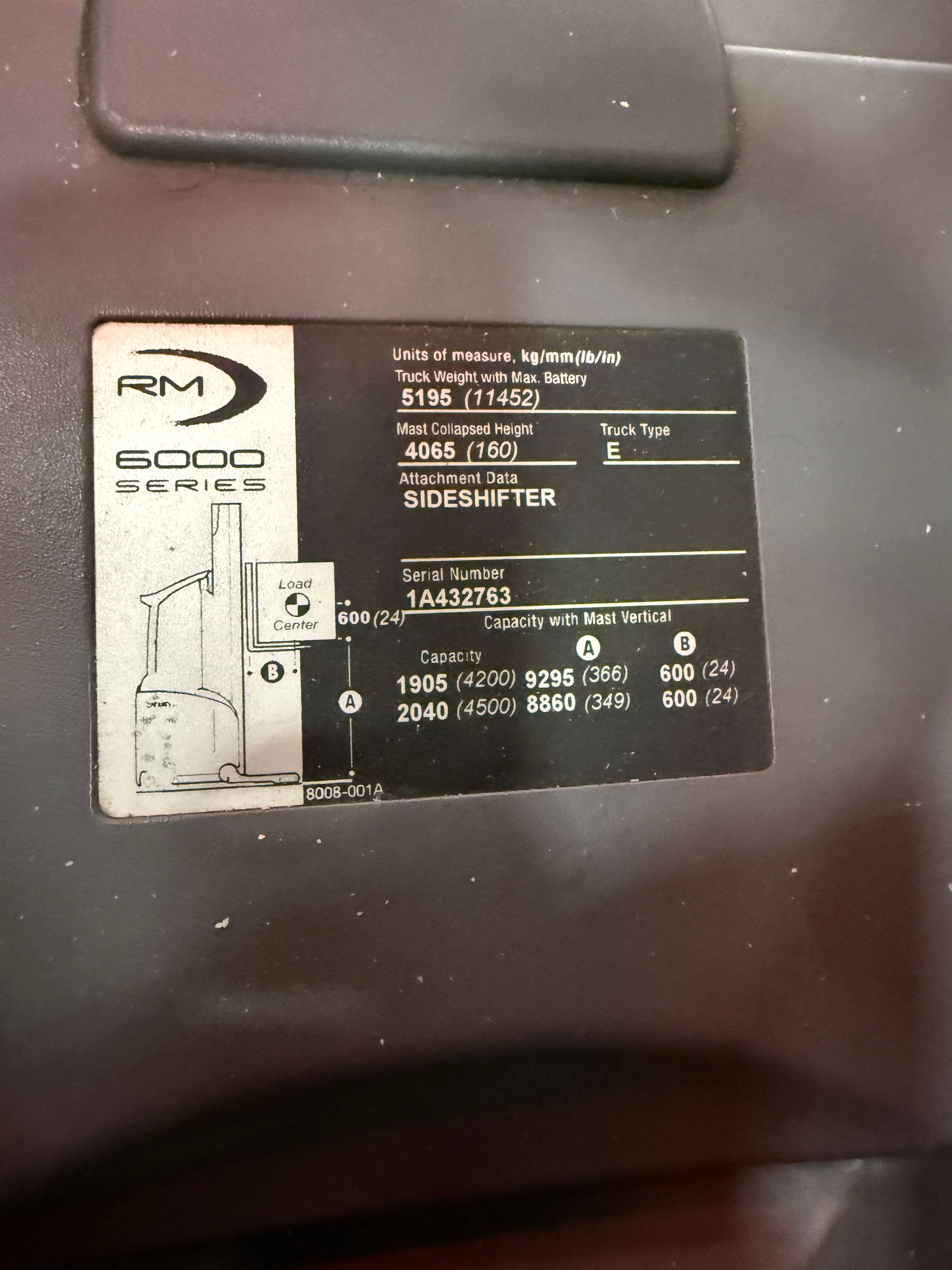 Crown Reach Truck - RM-6000 - Document 7