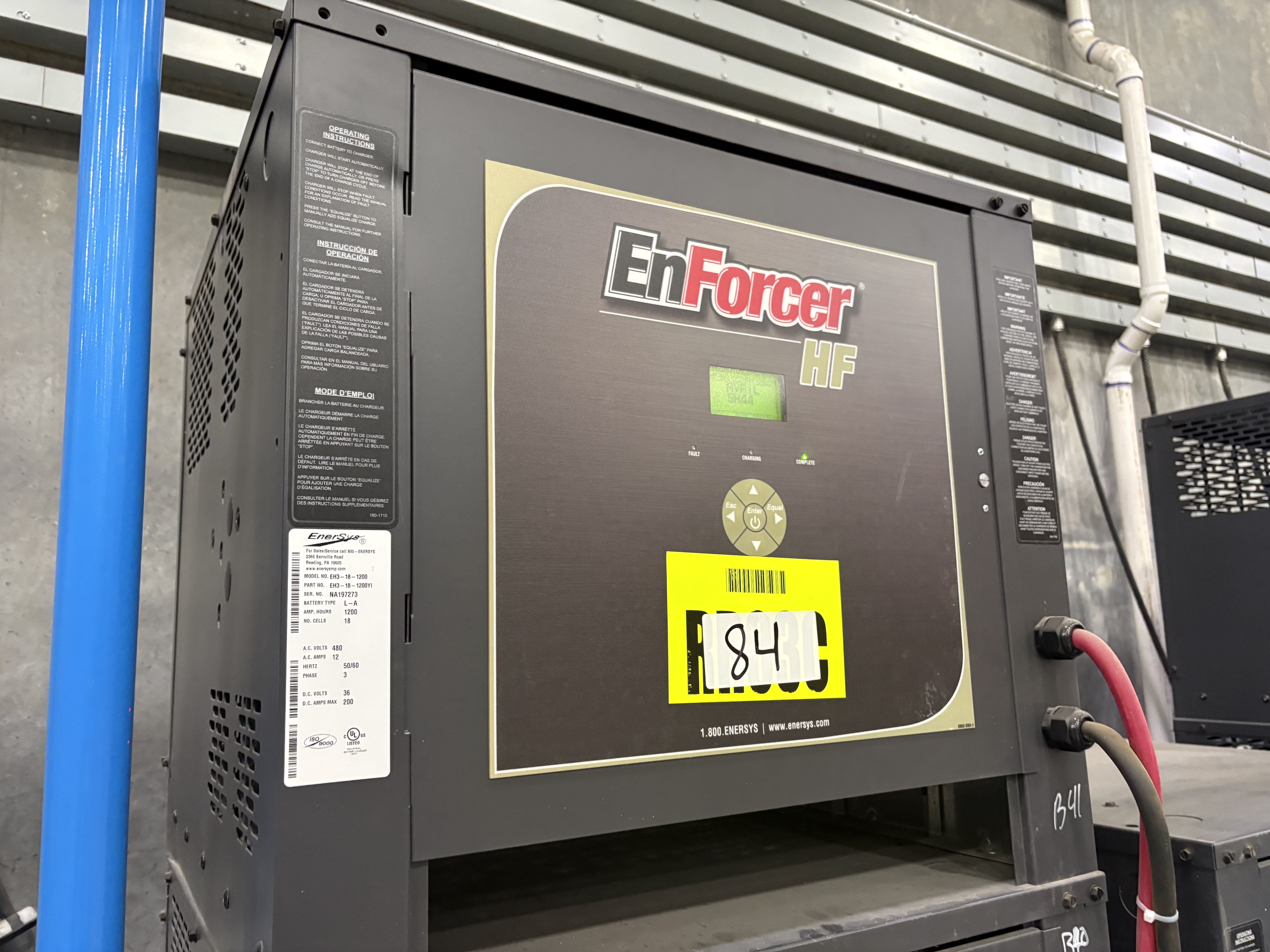 Enersys Enforcer HF- 36V Battery Charger